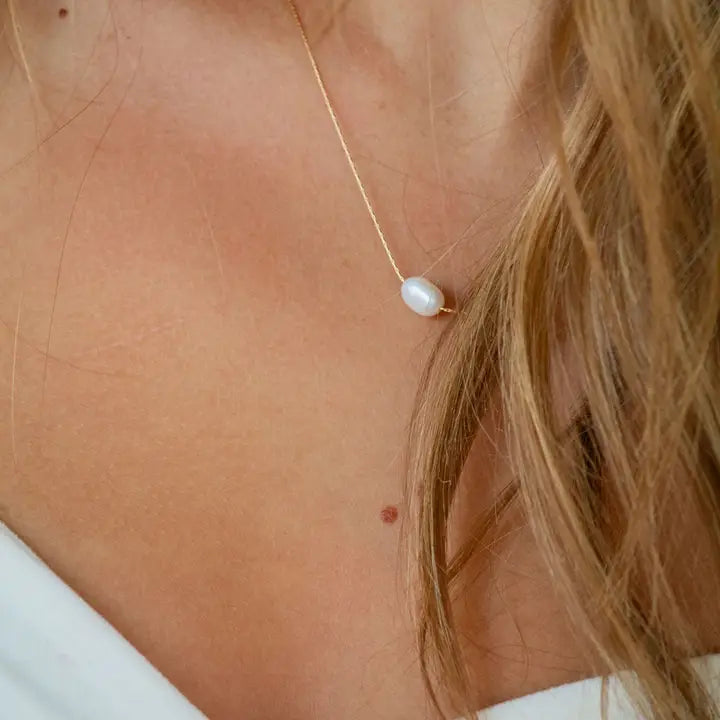 ANDI Echo Pearl Pendant Necklace