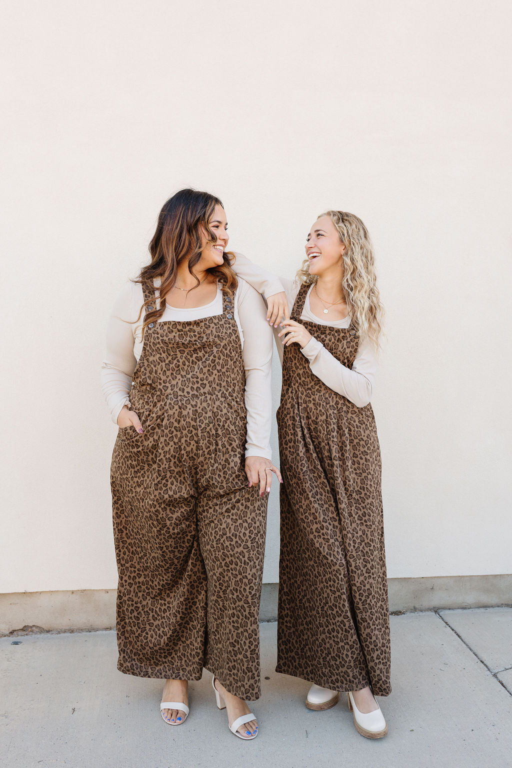 Chloe Animal Print Overalls