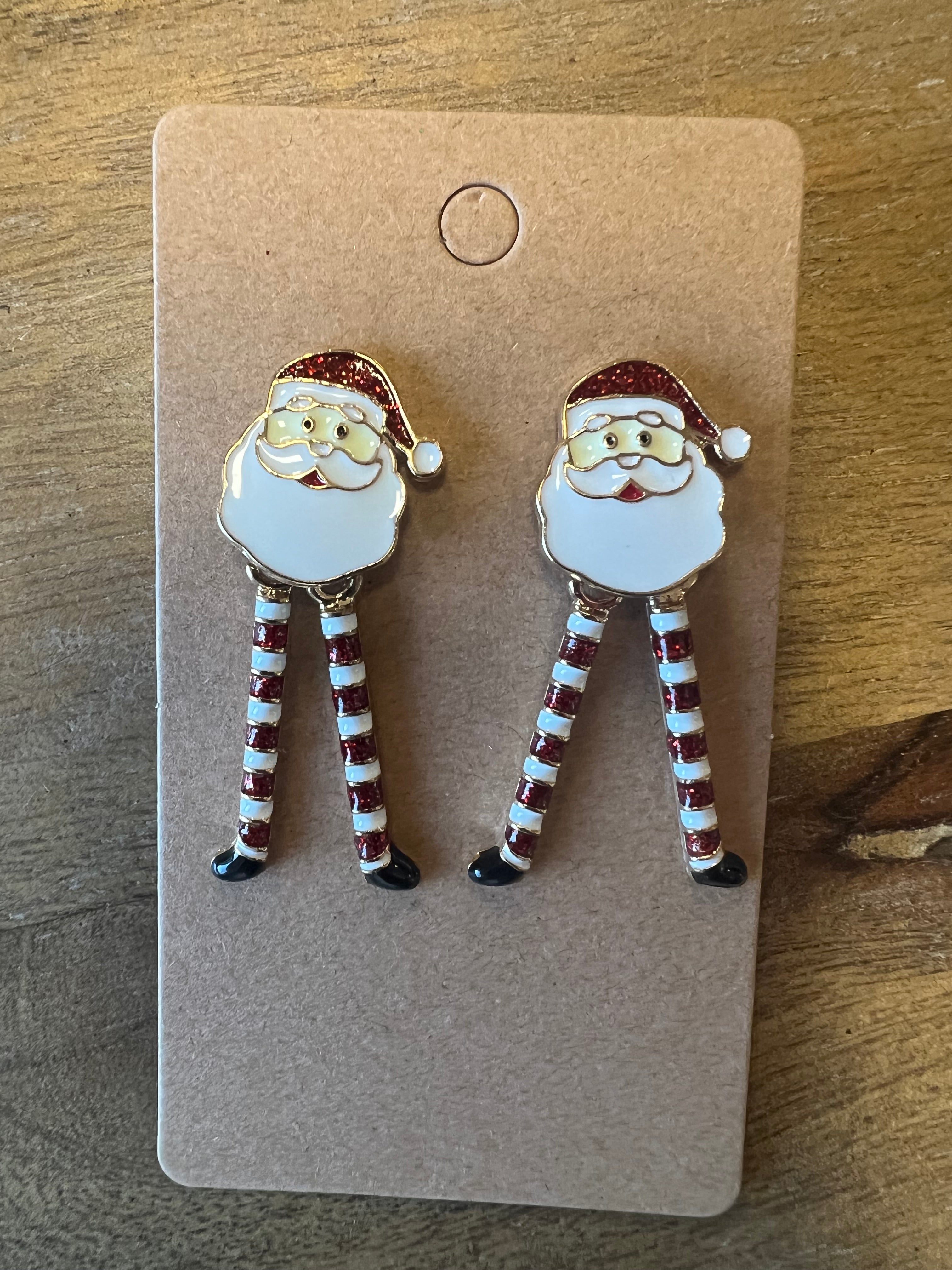 Santa Earrings