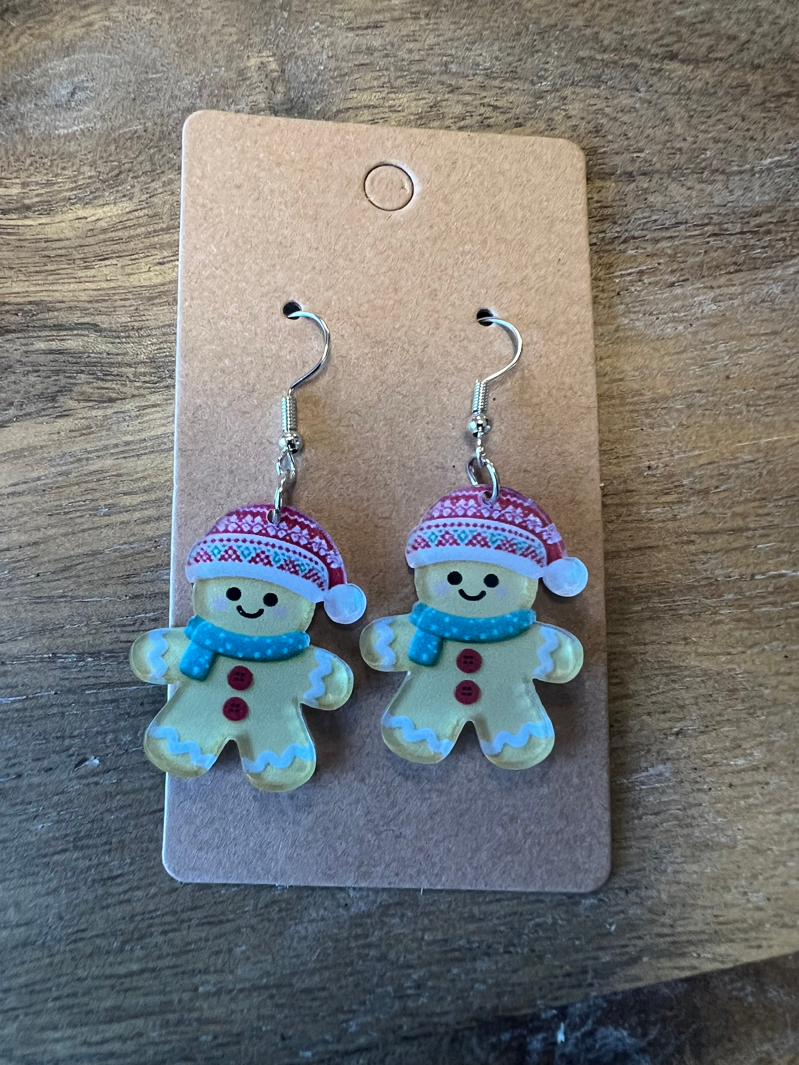 Gingerbread Earrings