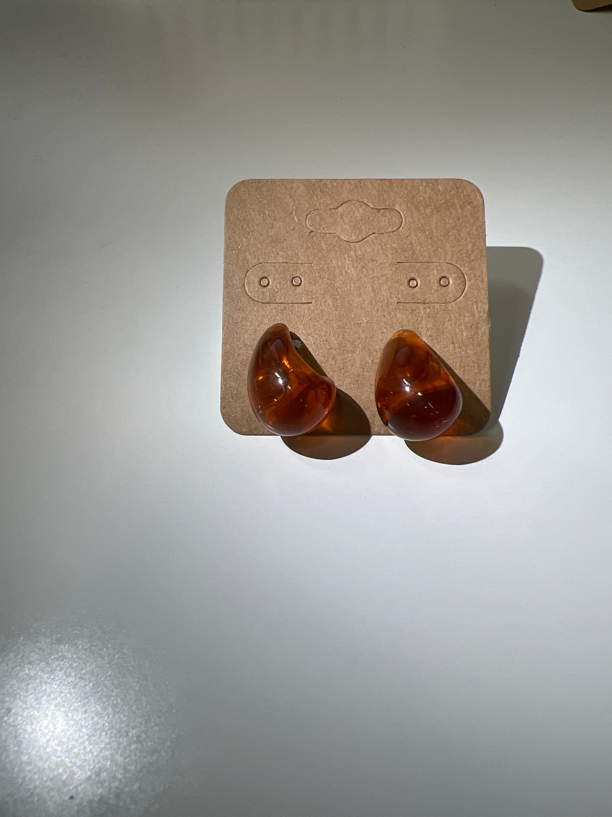 Brown Drop Earrings
