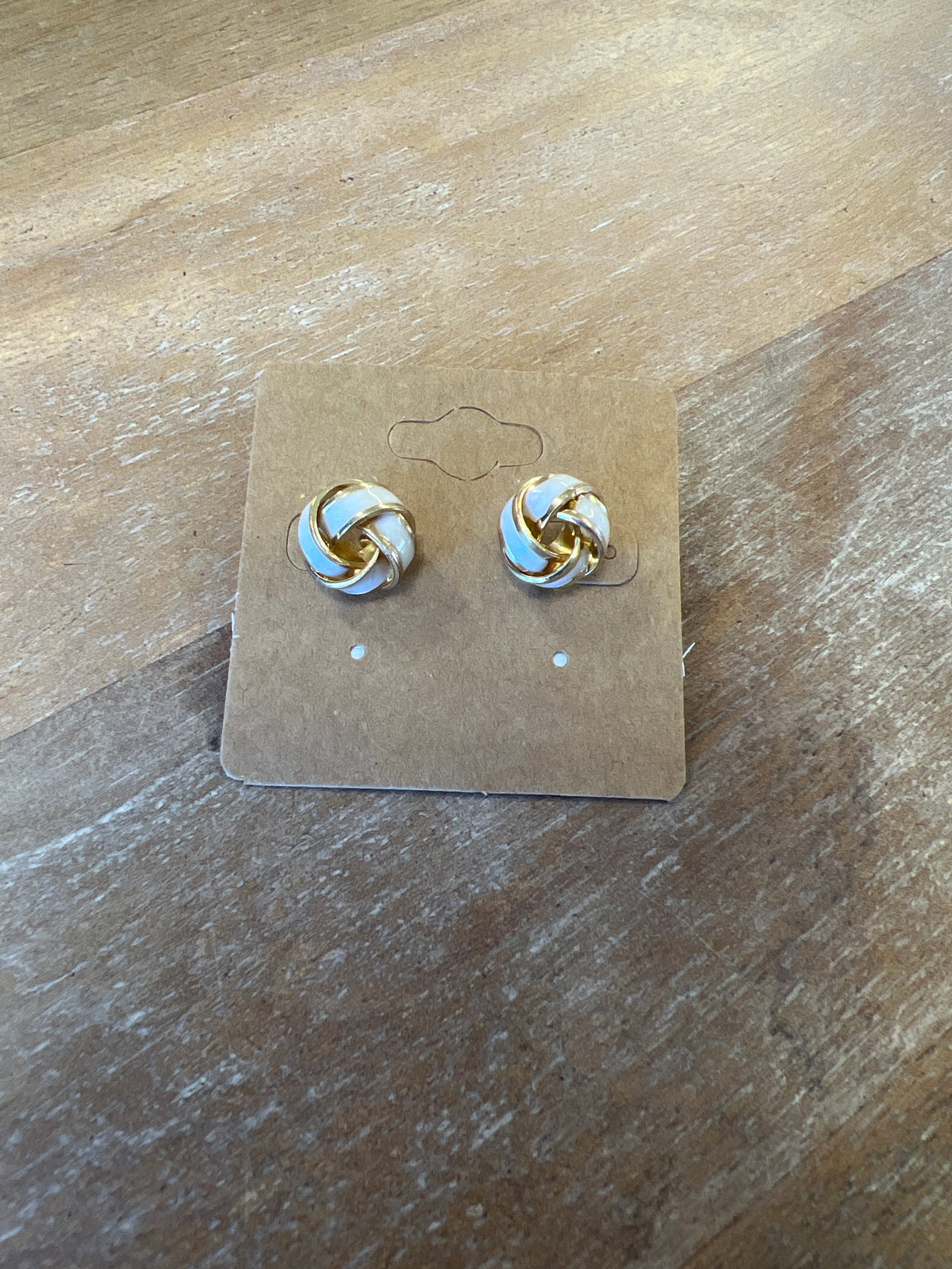 Gold Twist Earrings
