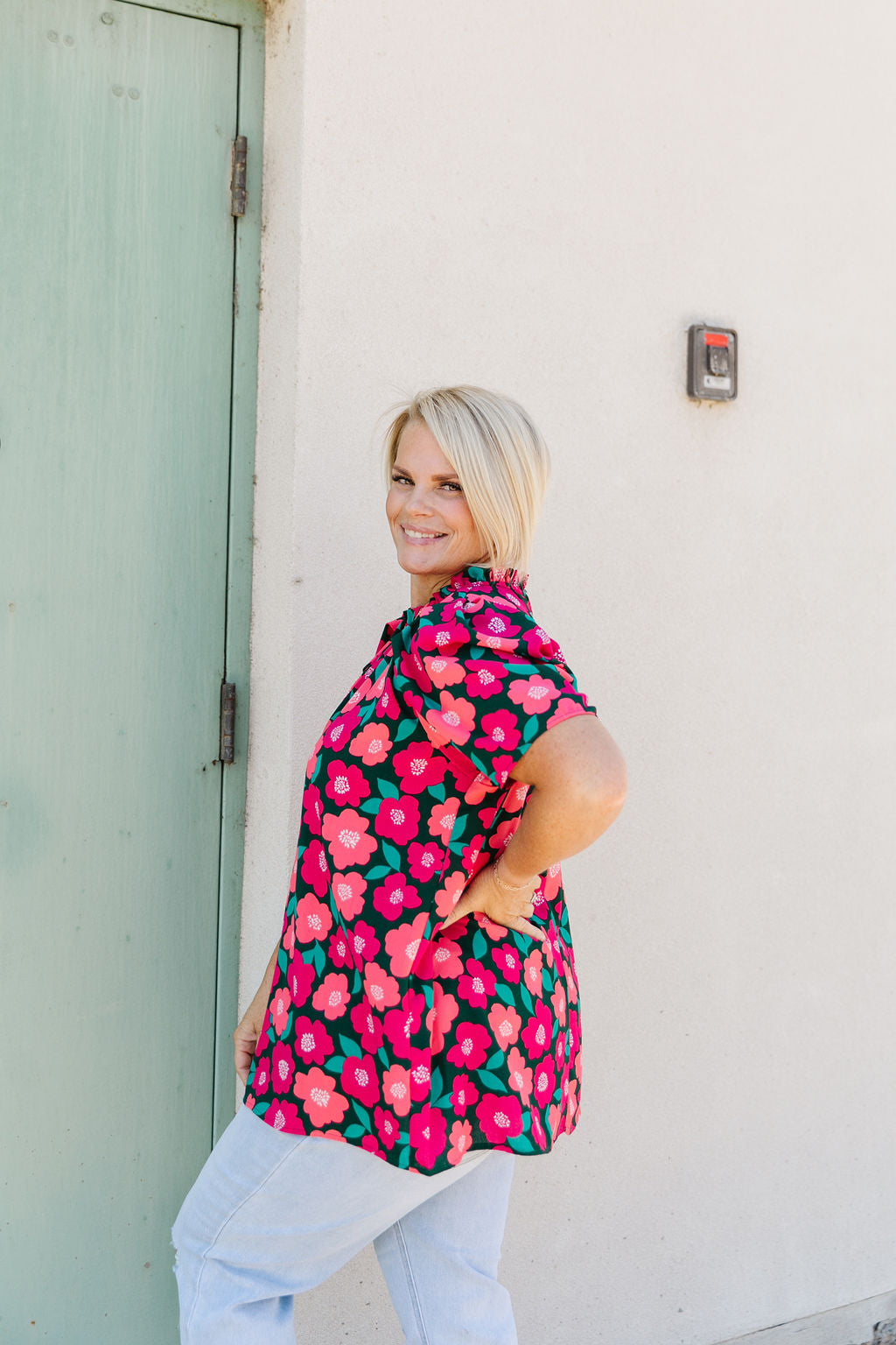 Caroline Floral Top