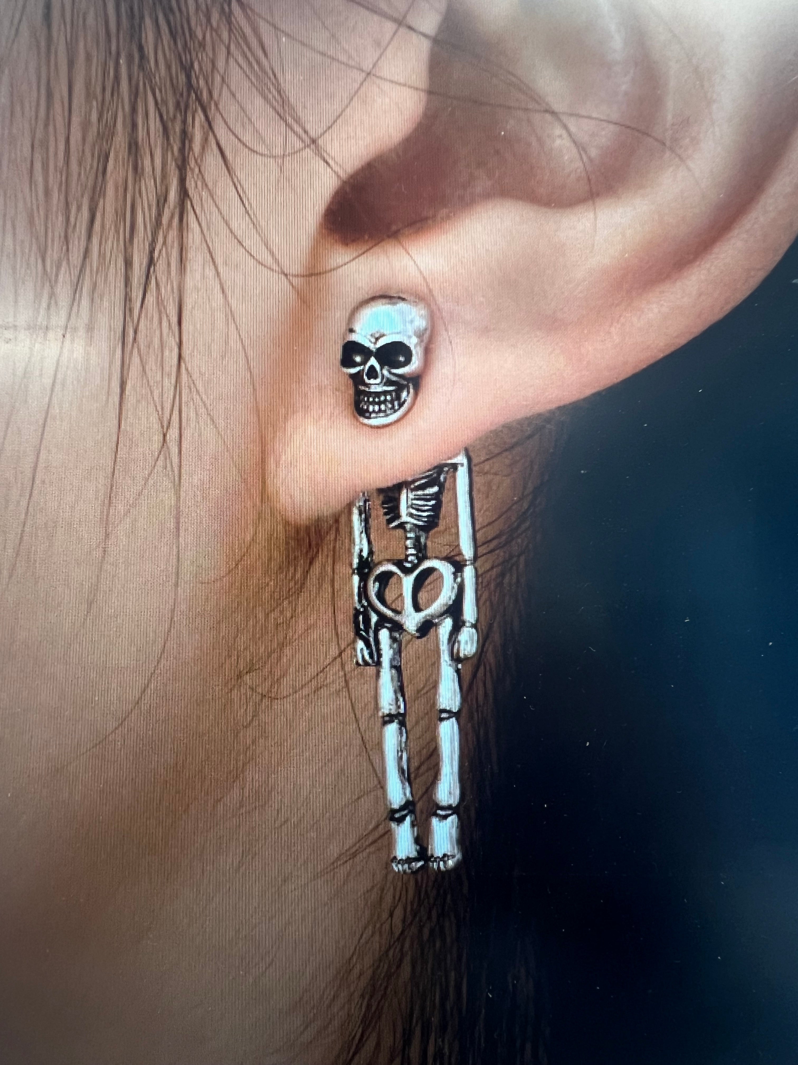 Skeleton Earrings