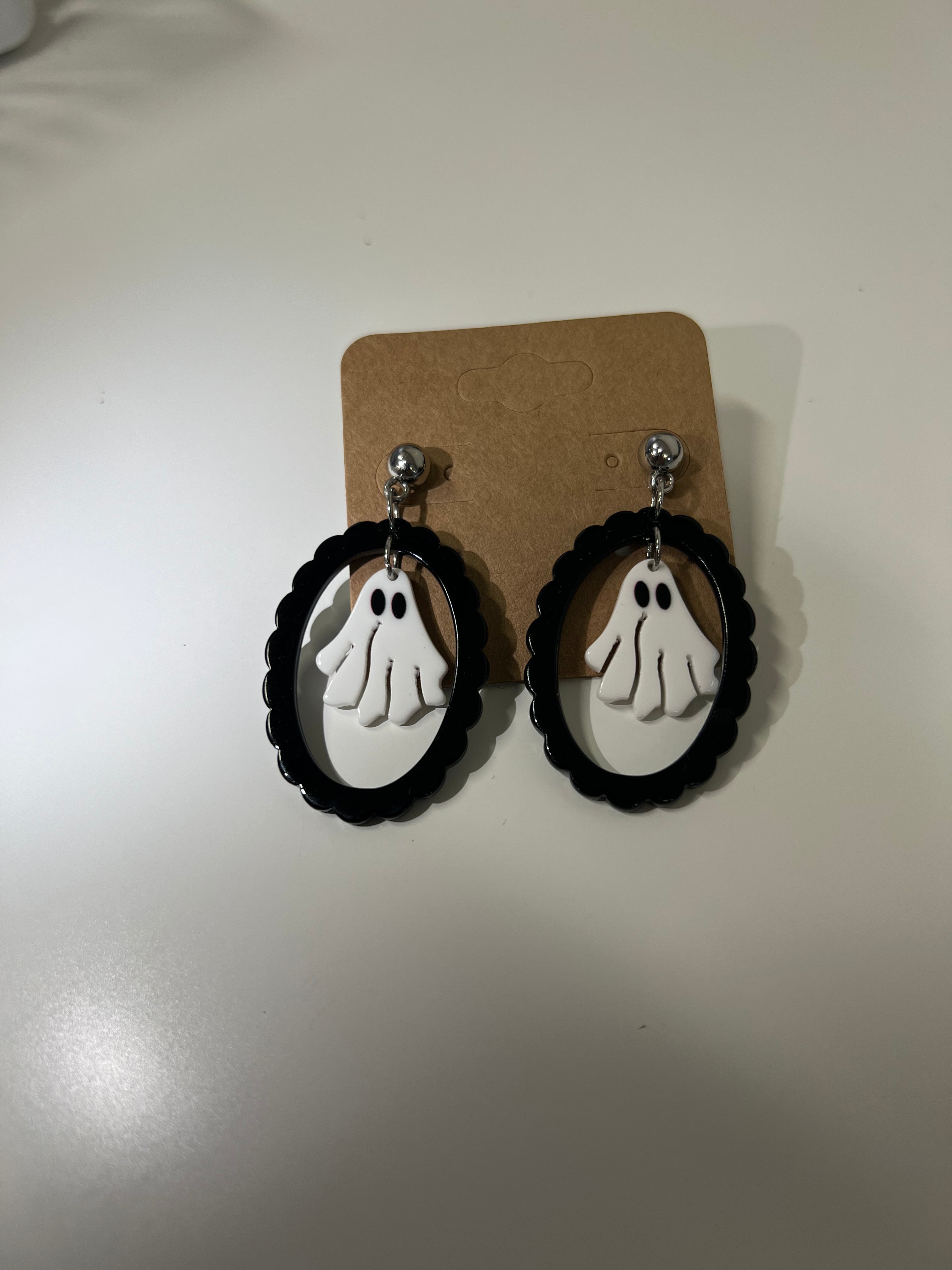 Ghost Frame Earrings