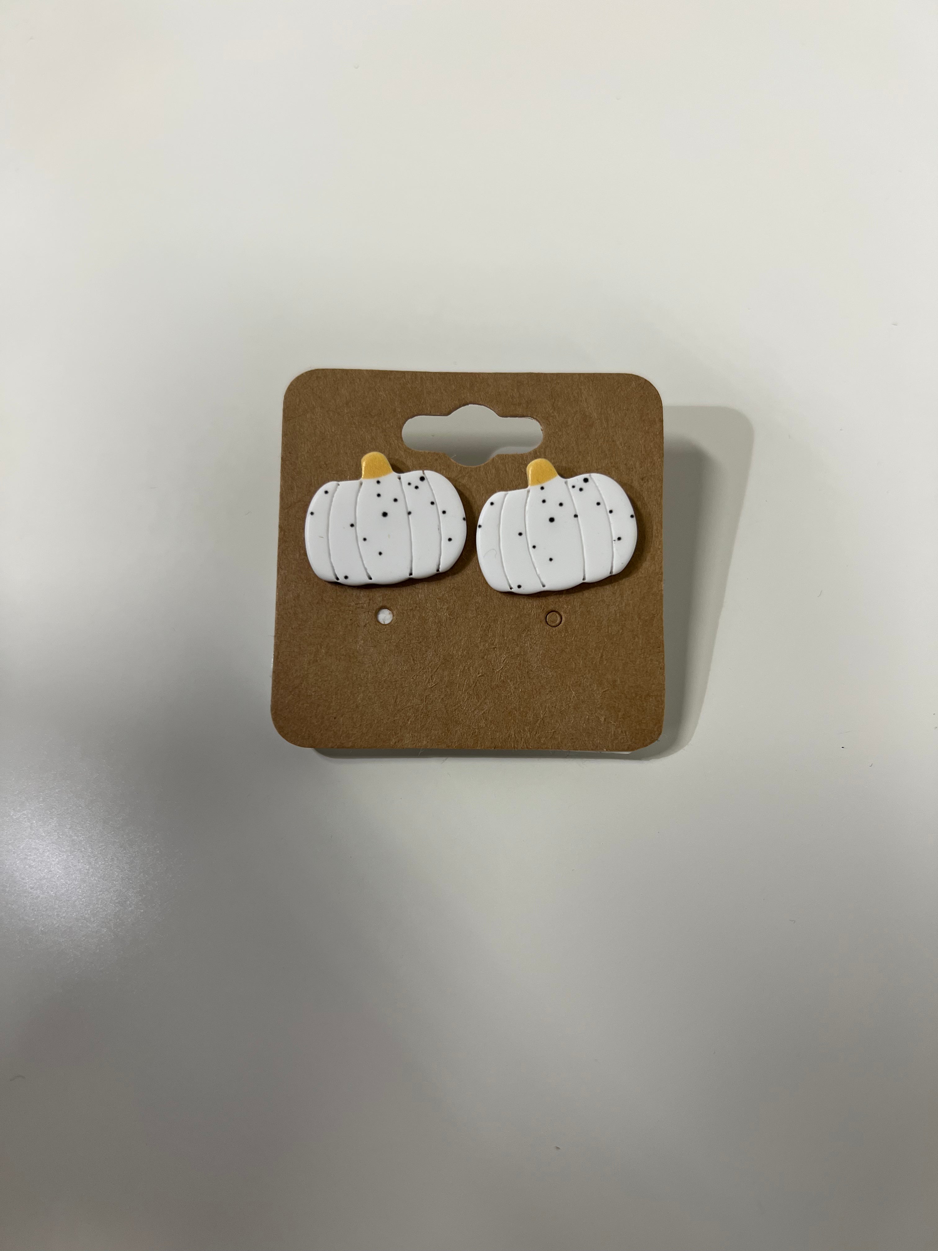 Speckled Pumpkin Earrings
