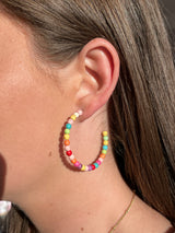 Multi-colored Hoop Earrings