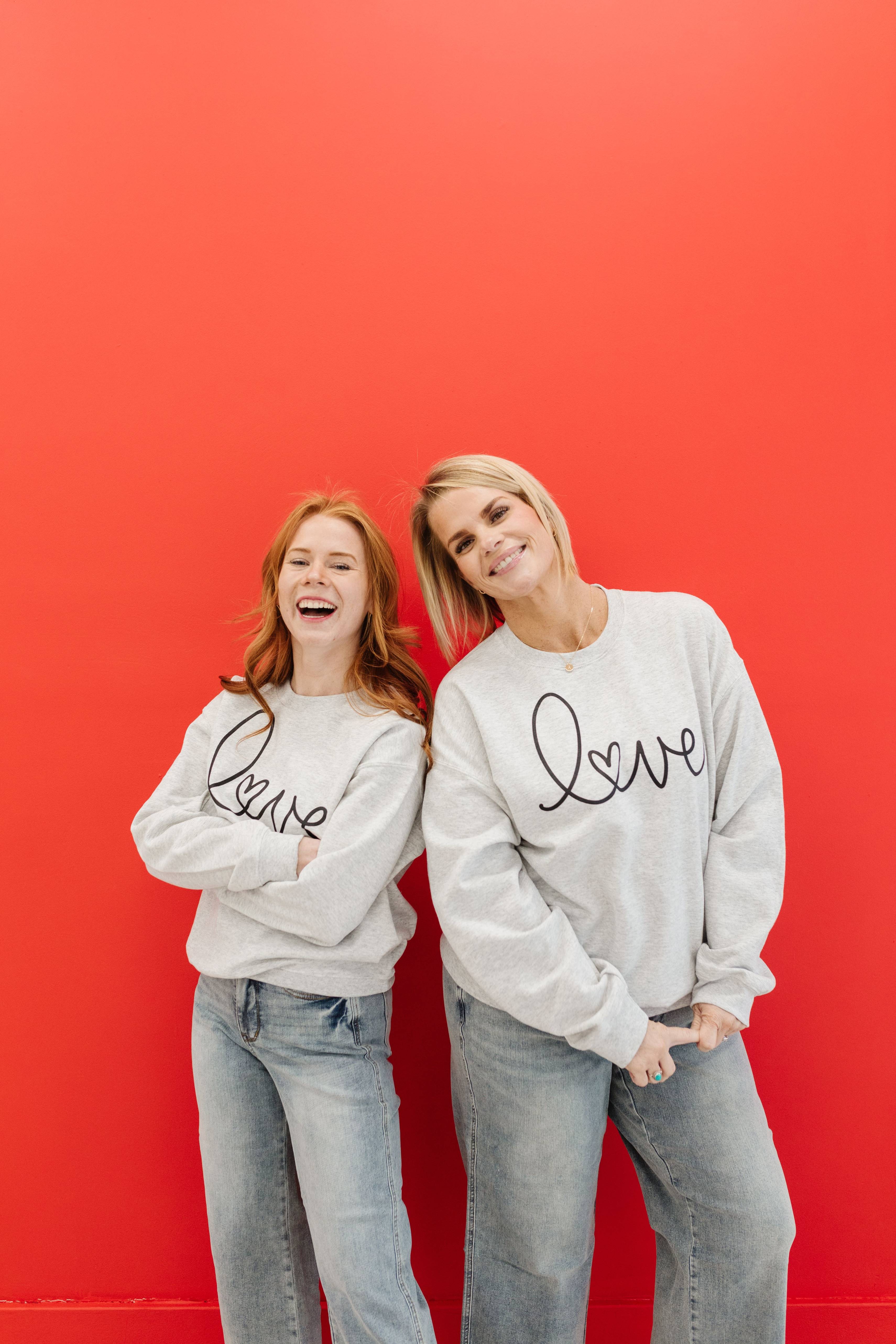 Love Sweatshirt (S to L Left)