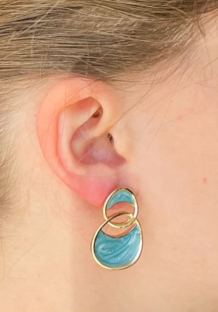 Ocean Circles Earrings