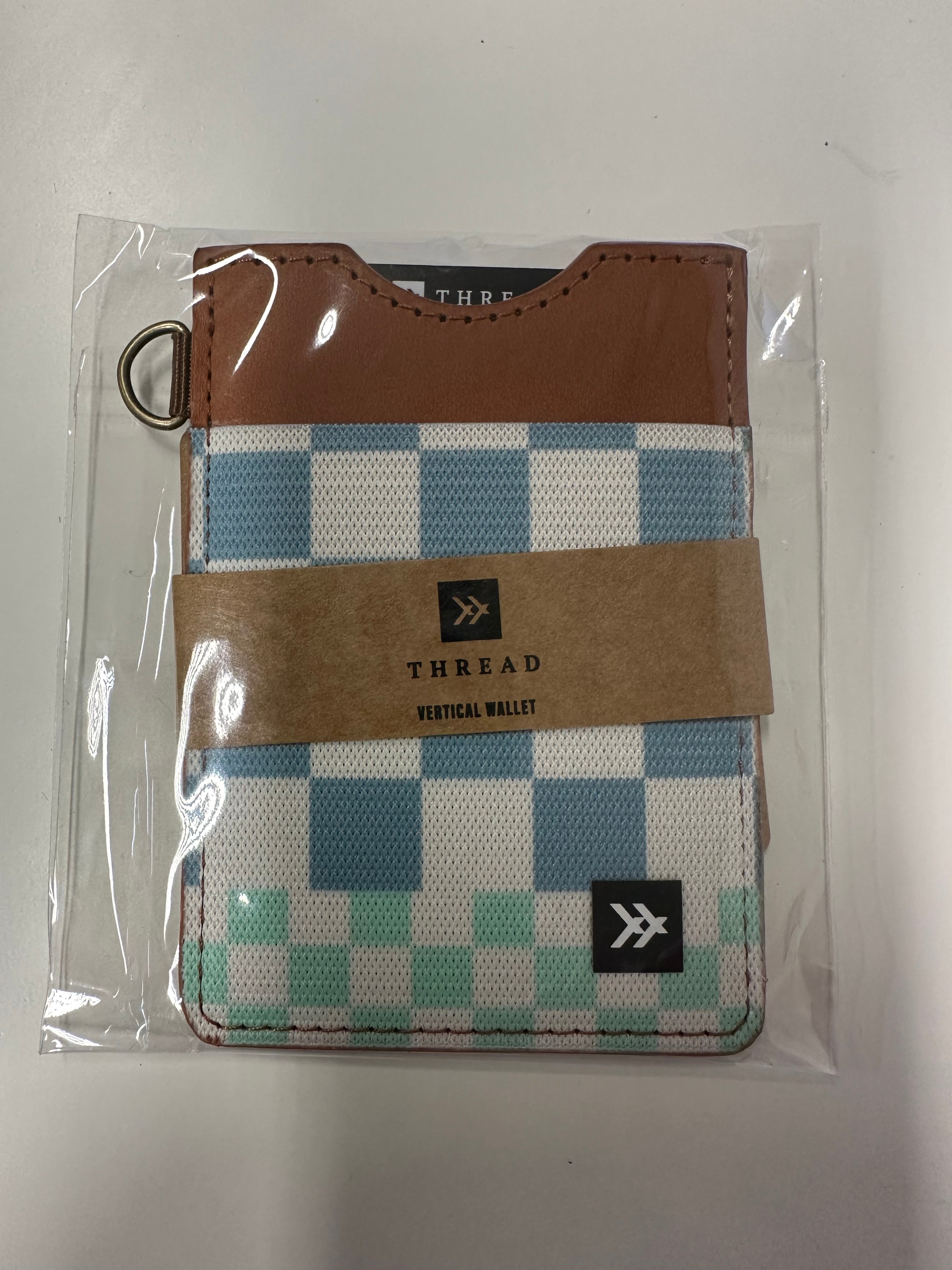 Portefeuille en cuir fil