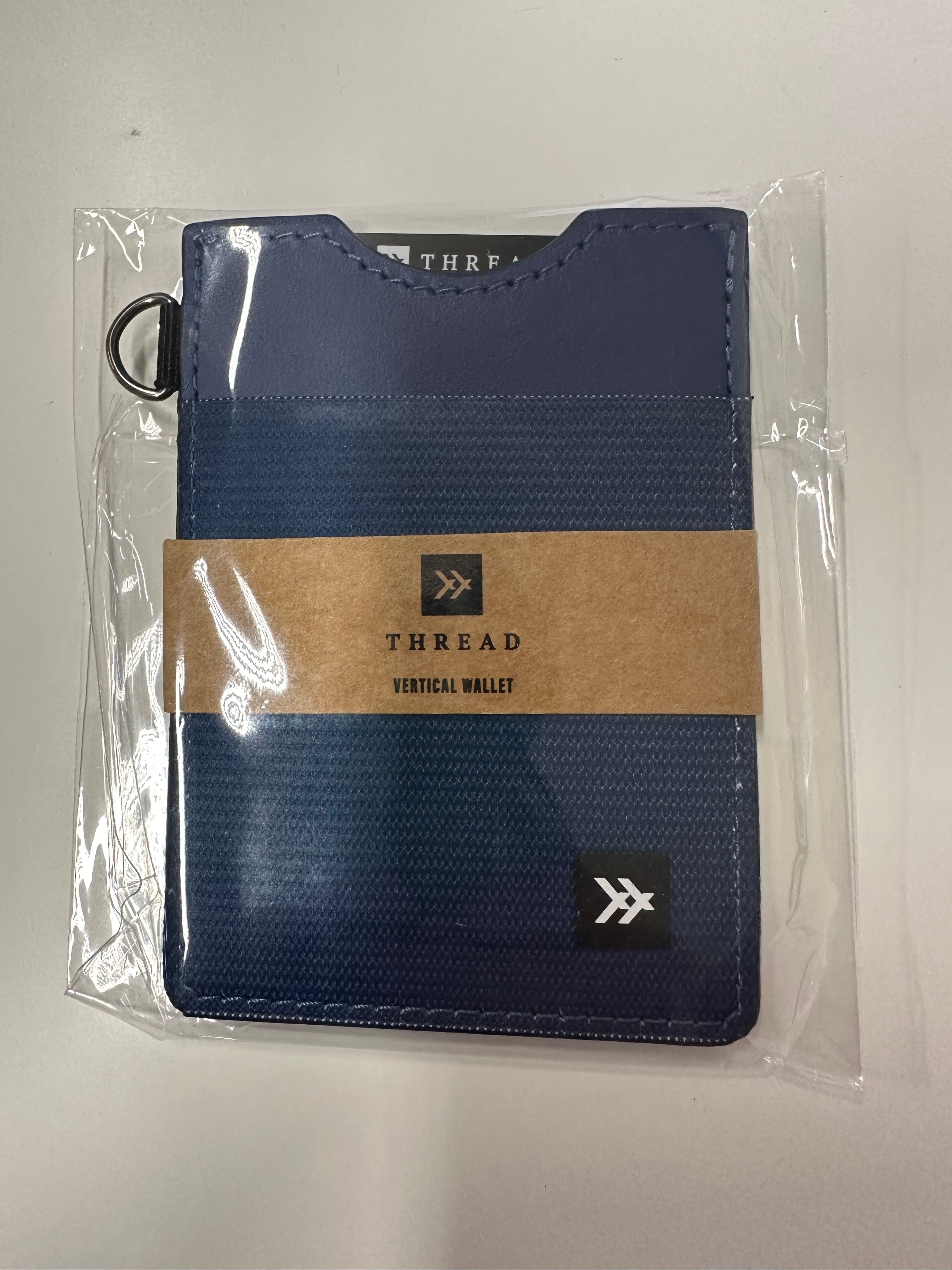 Portefeuille en cuir fil