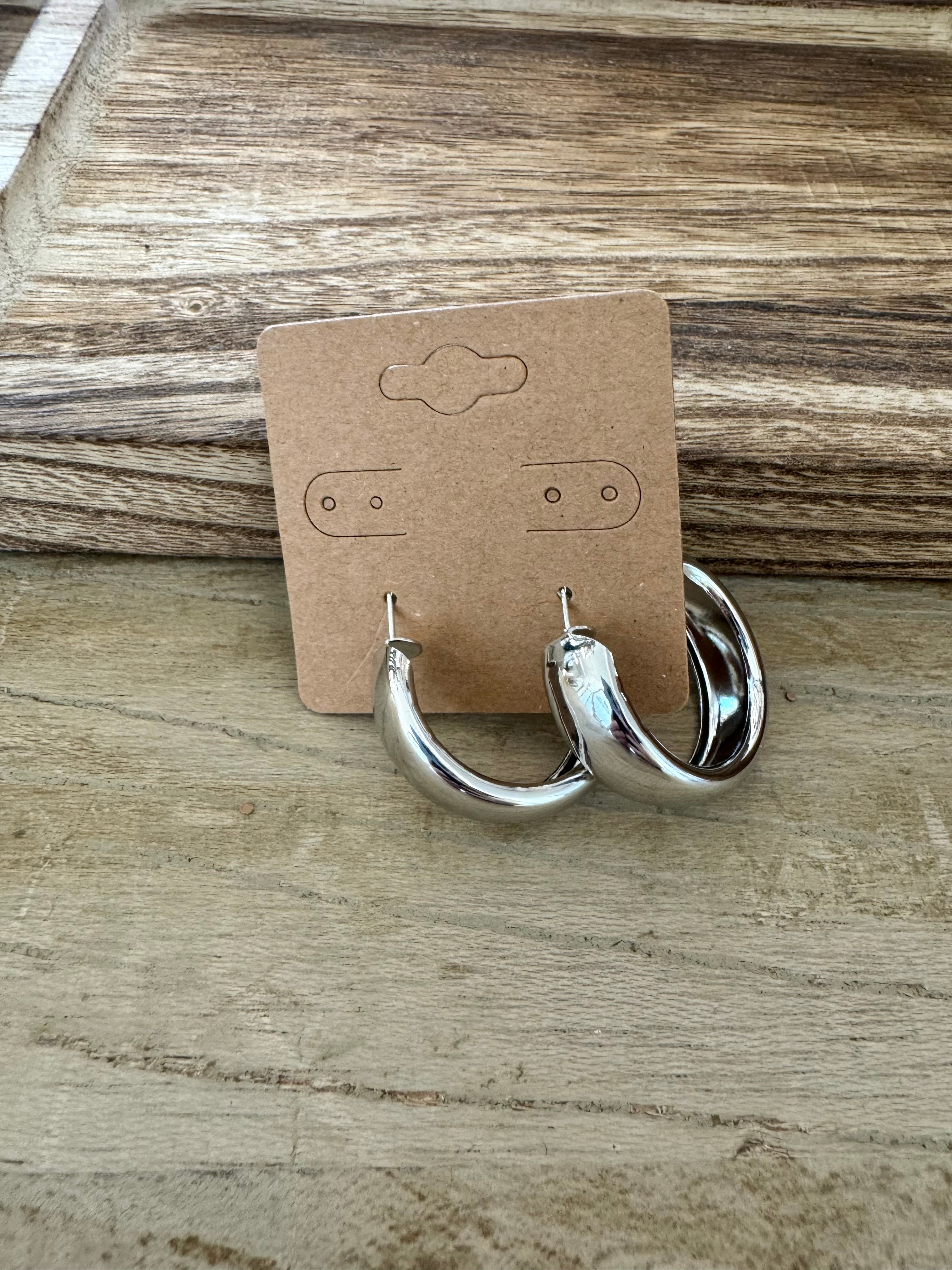 Chunky Hoop Earrings