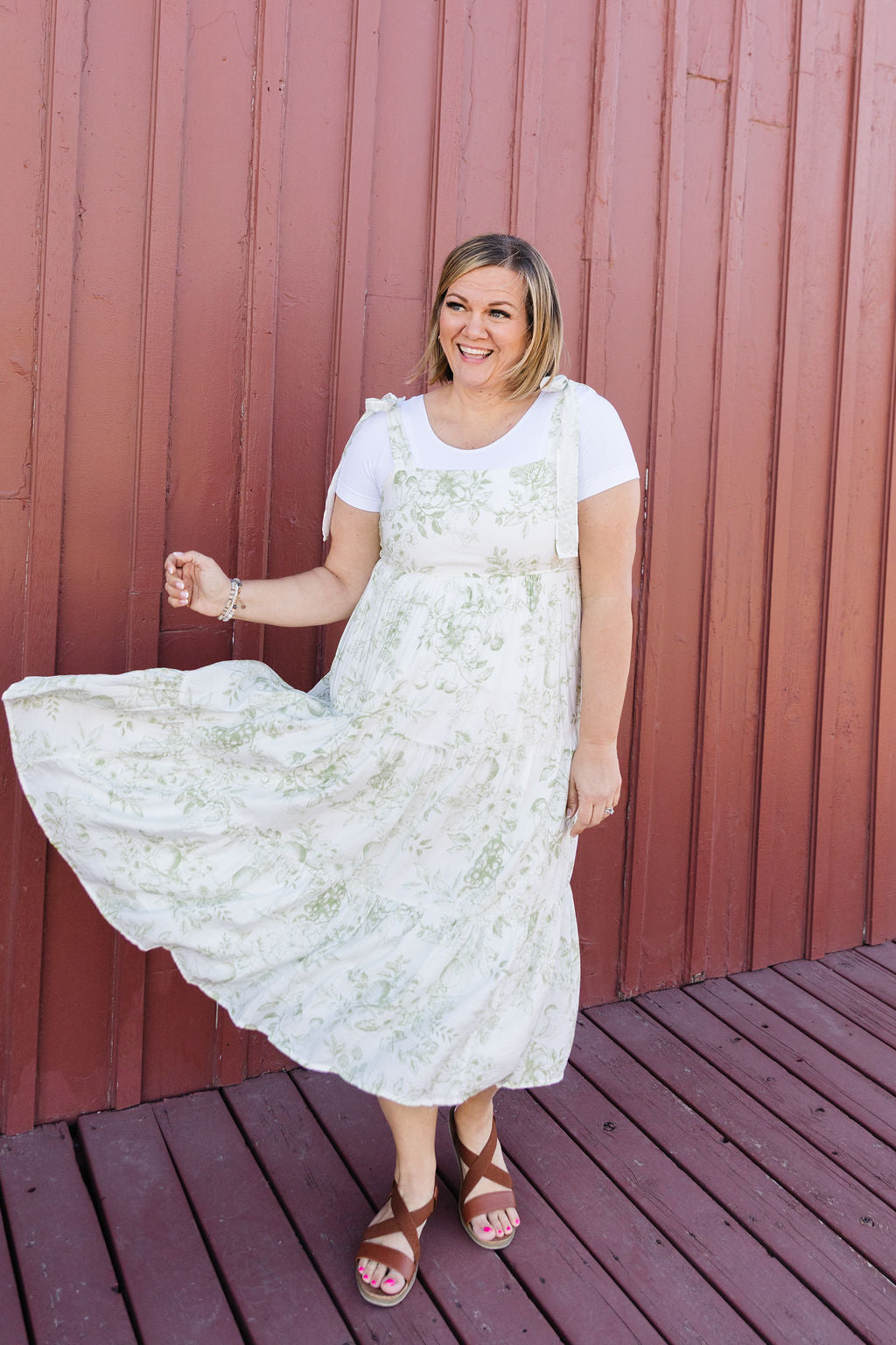 Haley Midi in Green *ALL SALES FINAL*