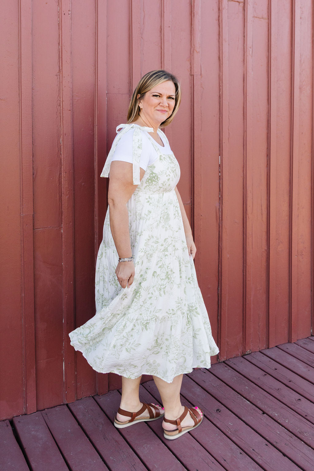 Haley Midi in Green *ALL SALES FINAL*