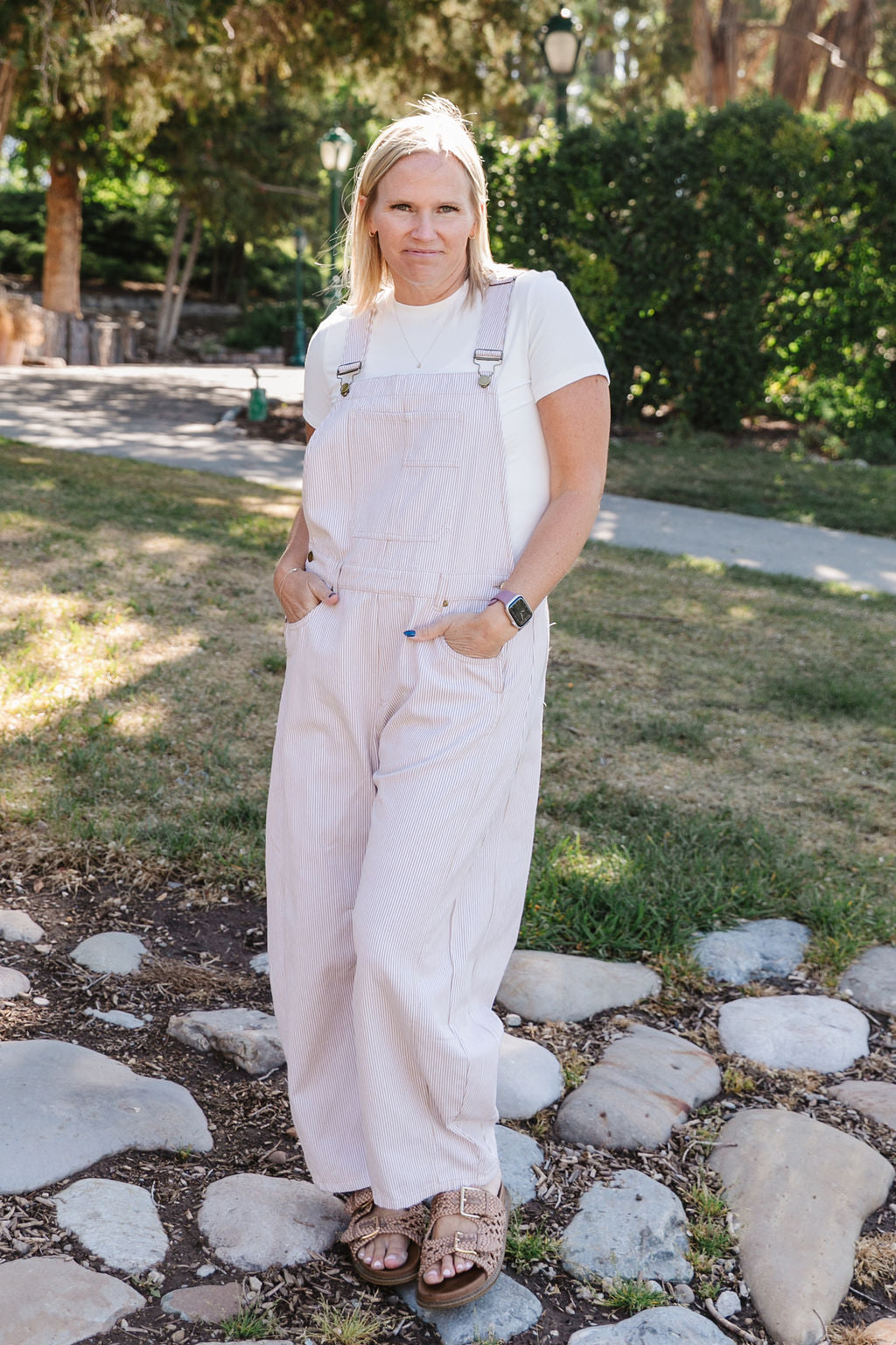 Meredith Overalls In Taupe
