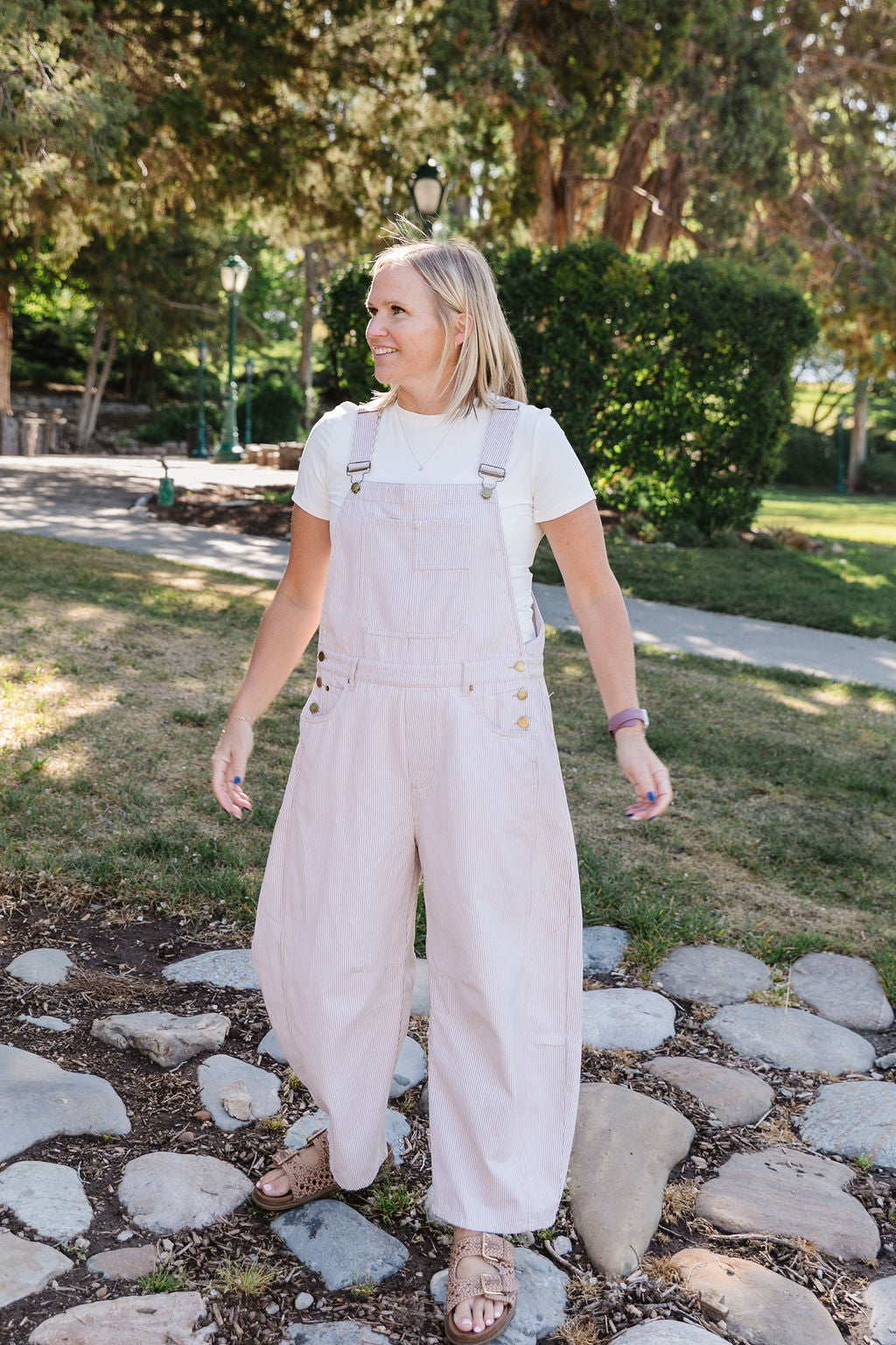 Meredith Overalls In Taupe