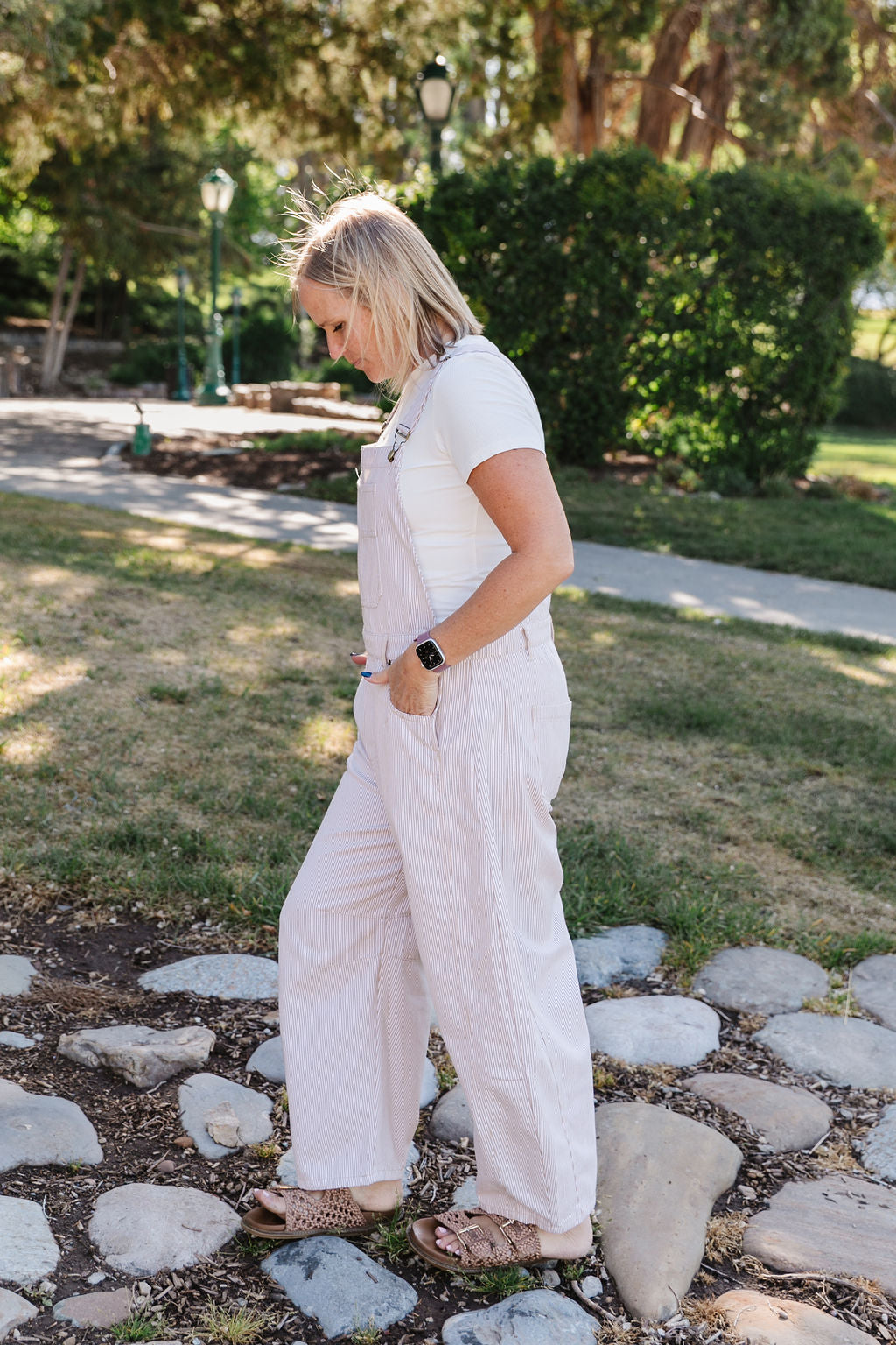 Meredith Overalls In Taupe