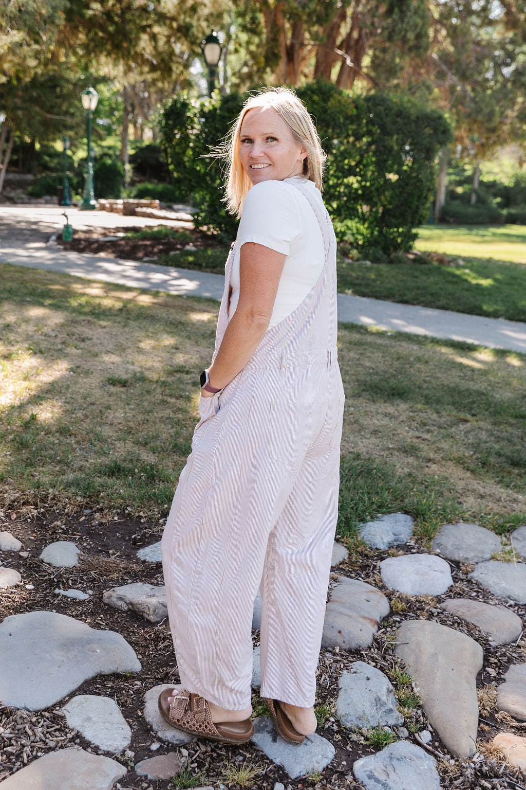 Meredith Overalls In Taupe