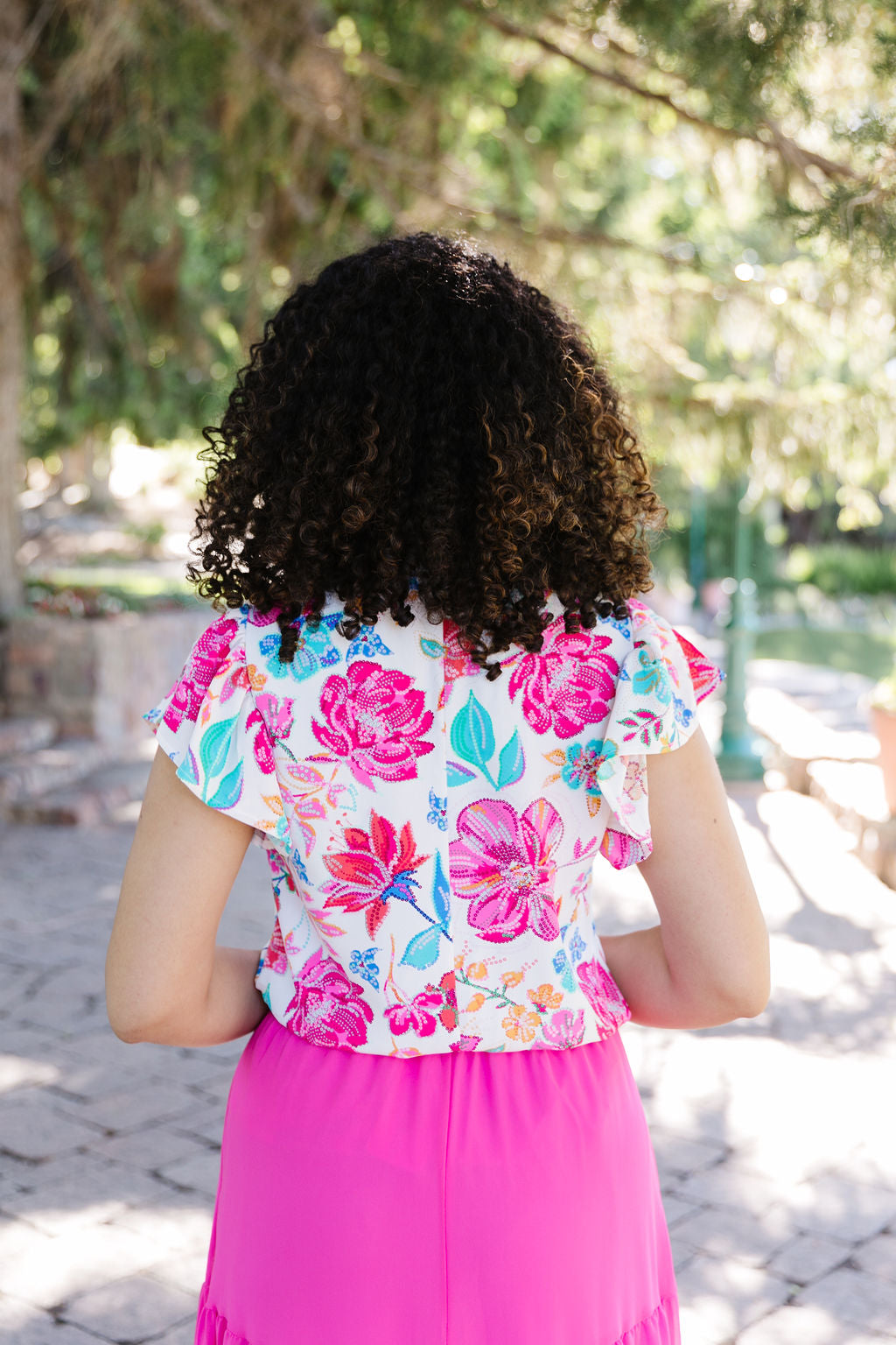 Ophelia Floral Top *ALL SALES FINAL*