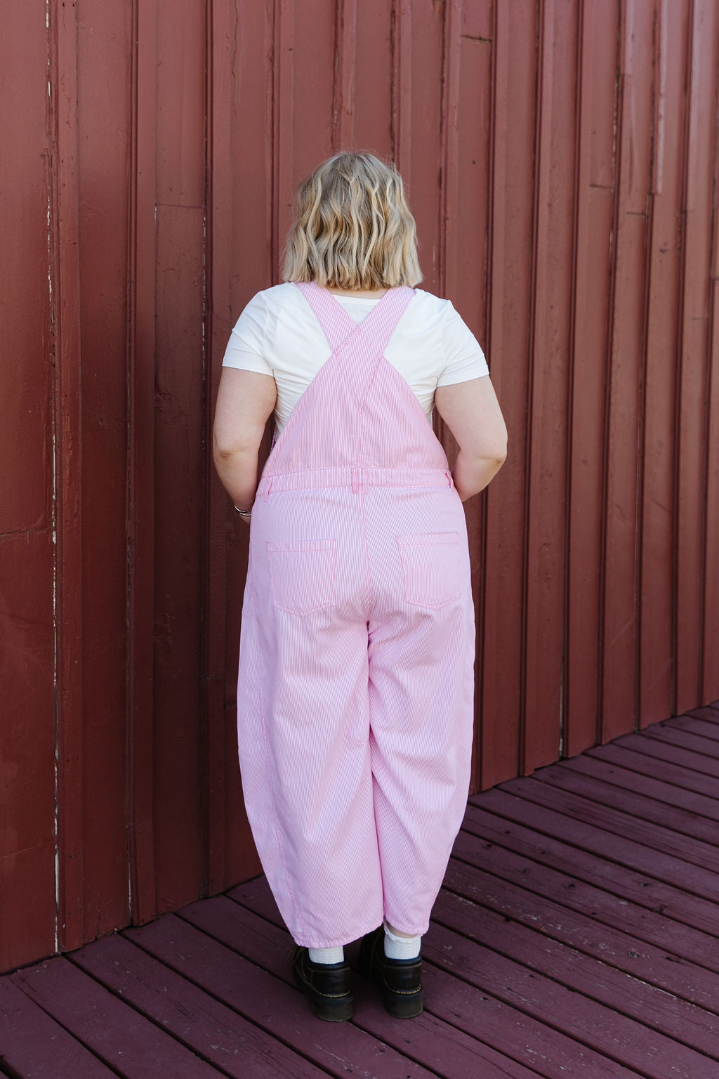 Meredith Overalls In Pink