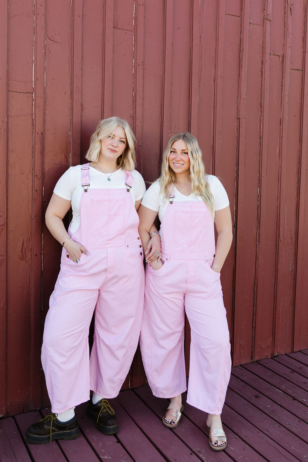 Meredith Overalls In Pink