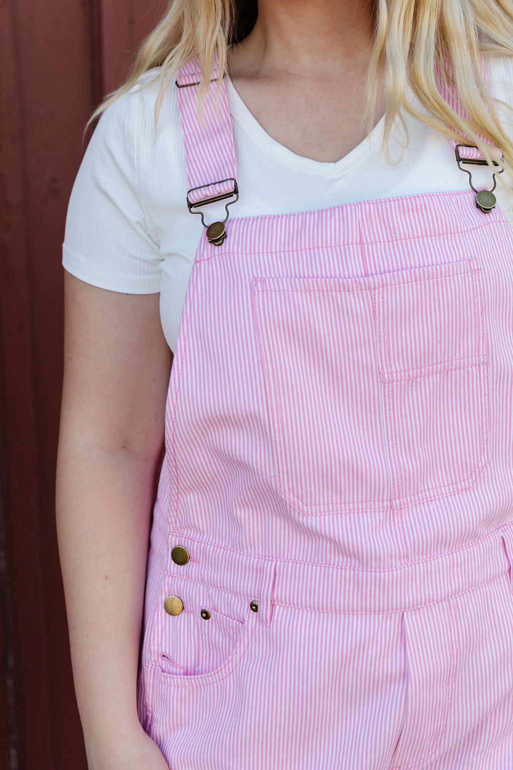 Meredith Overalls In Pink