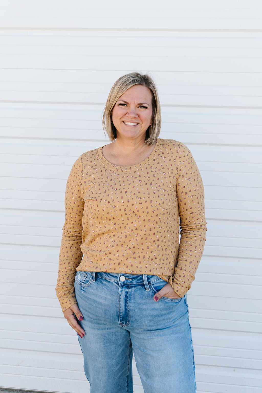 Sol Floral Top