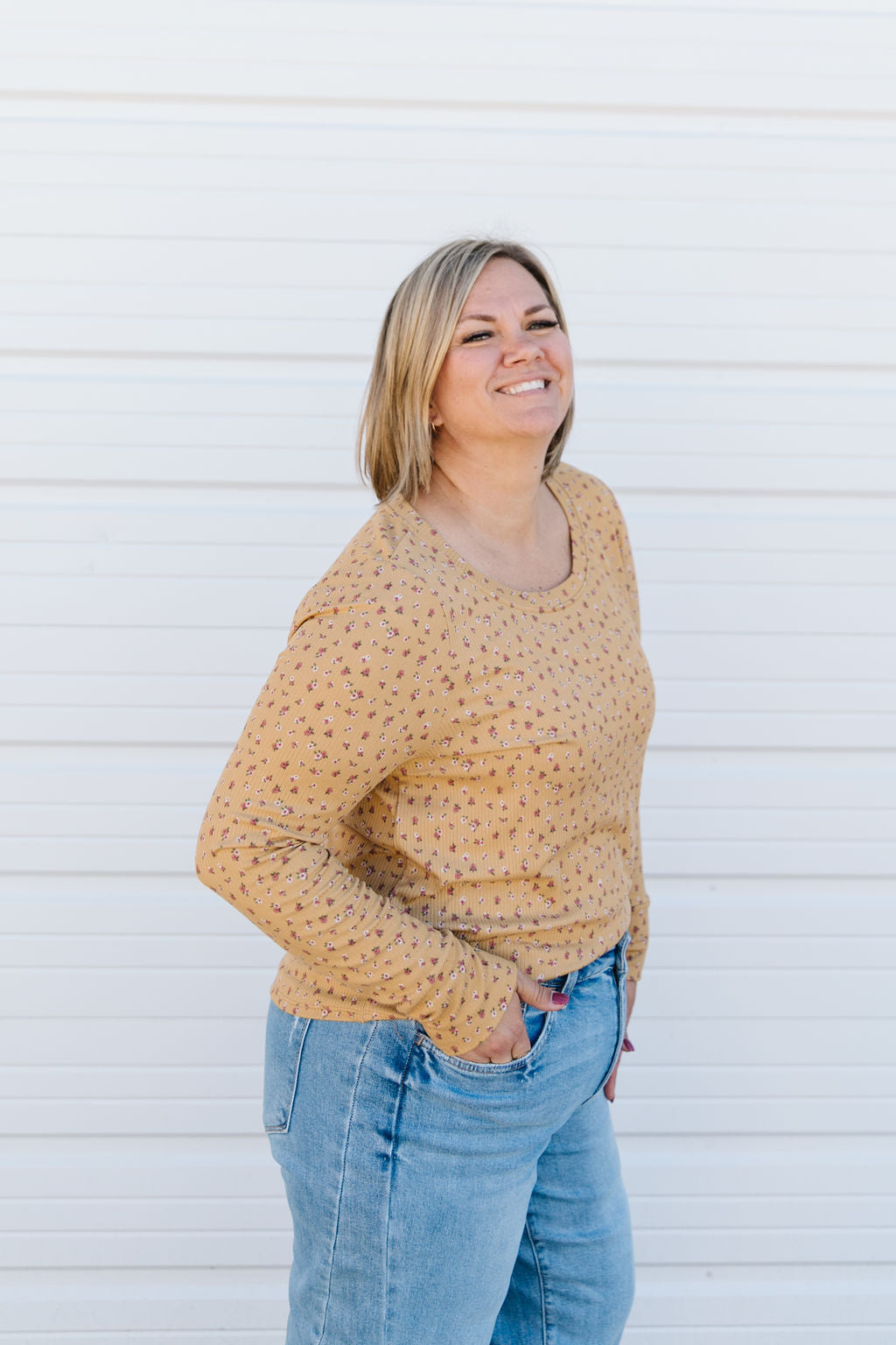 Sol Floral Top