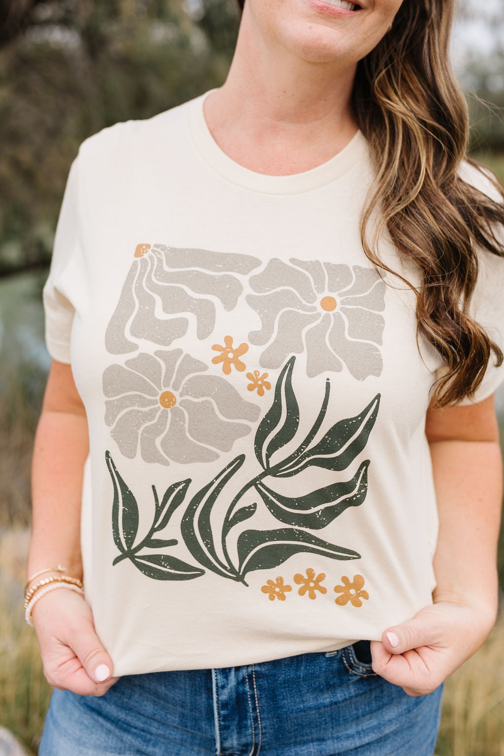 Fall Floral Graphic Tee *ALL SALES FINAL*