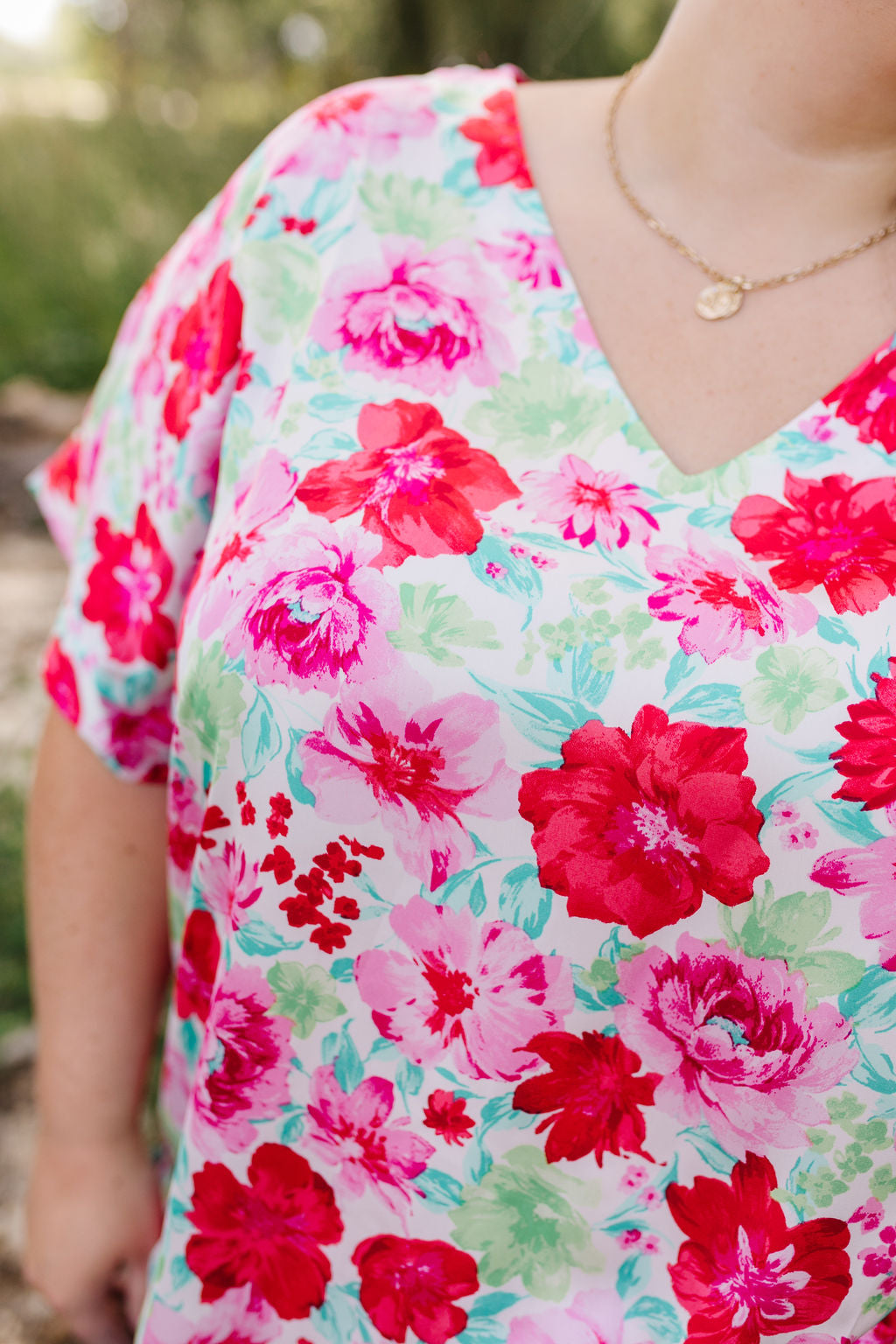 Juliette Floral Top *ALL SALES FINAL*