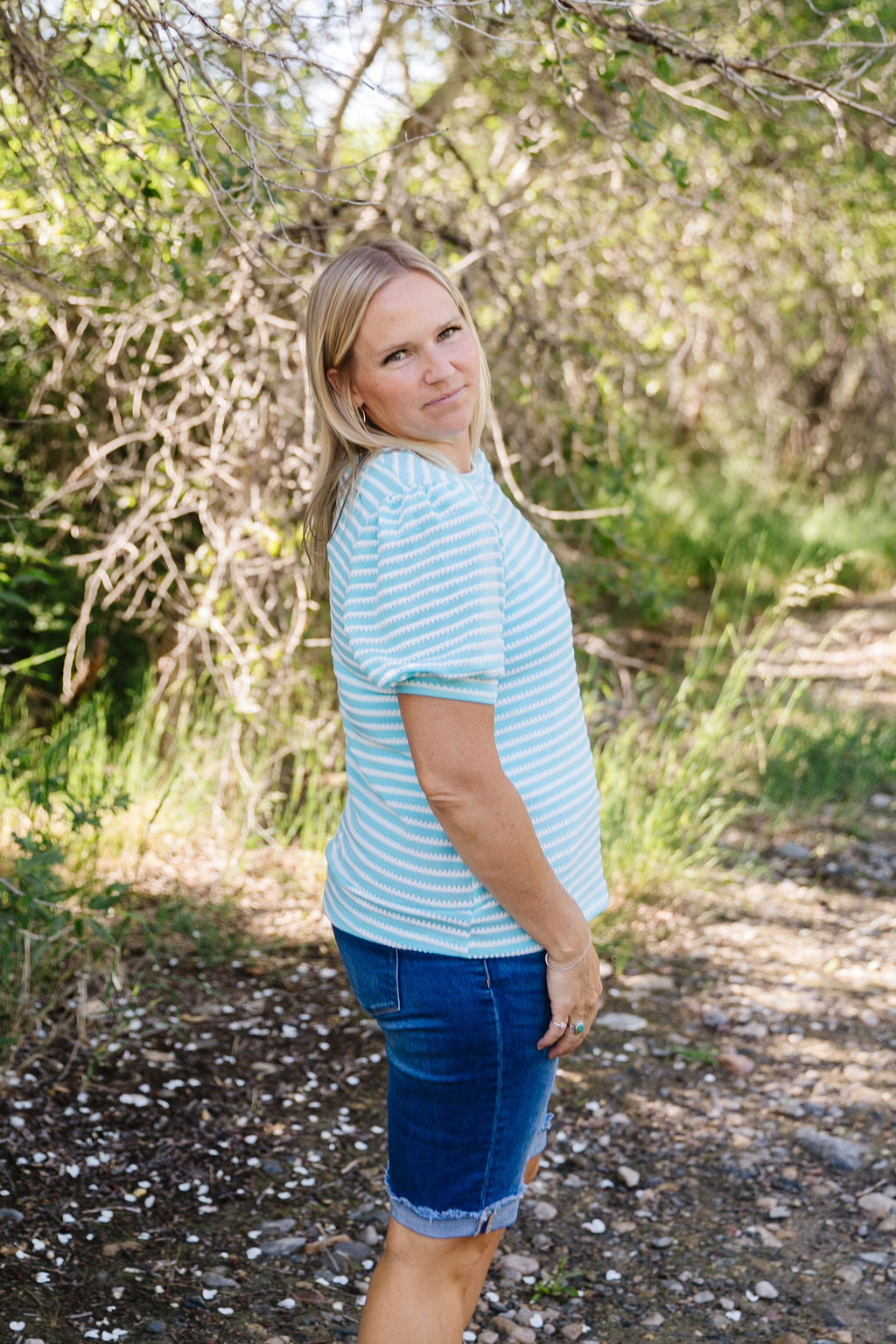 Hailey Top In Blue