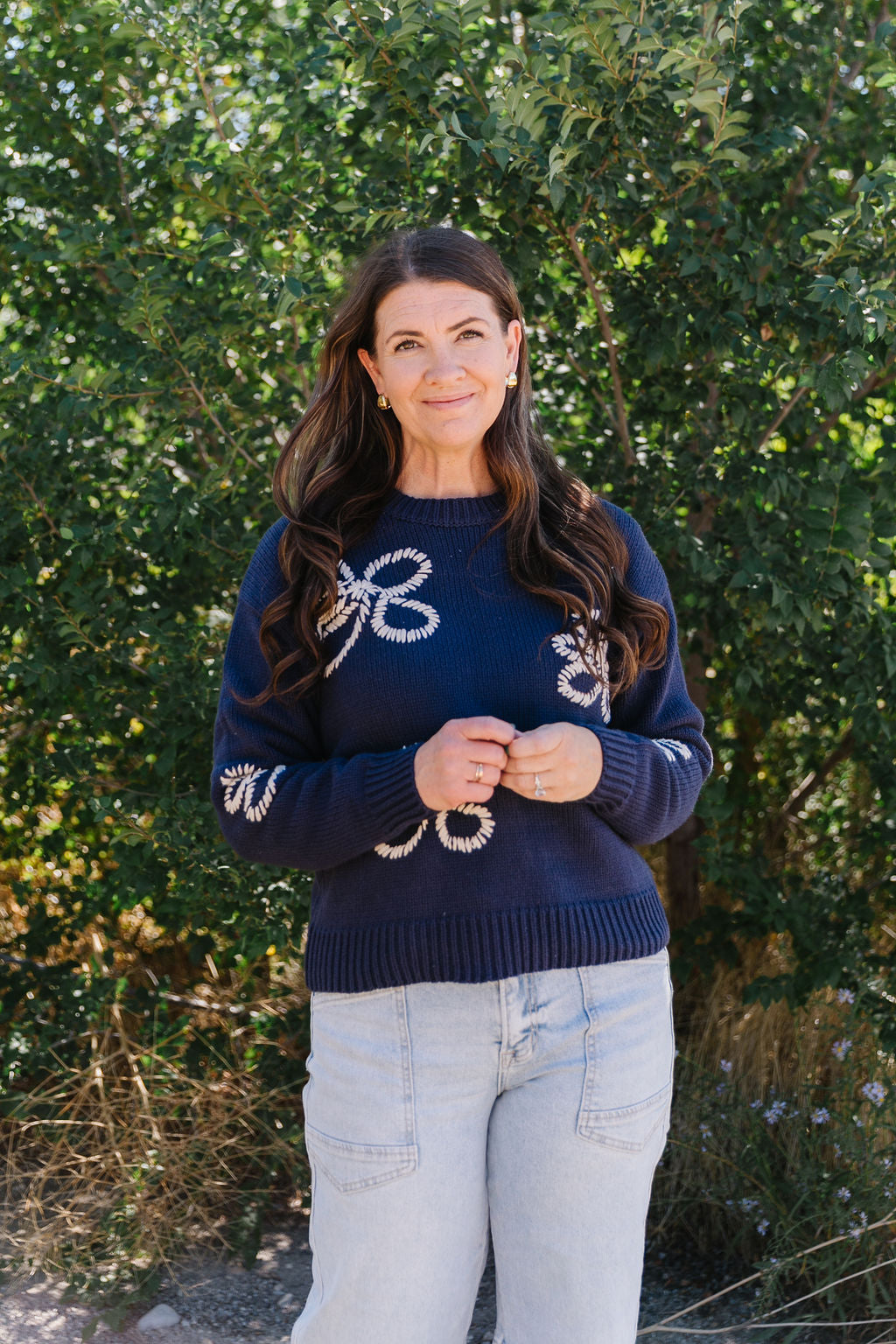Kitty Embroidered Sweater