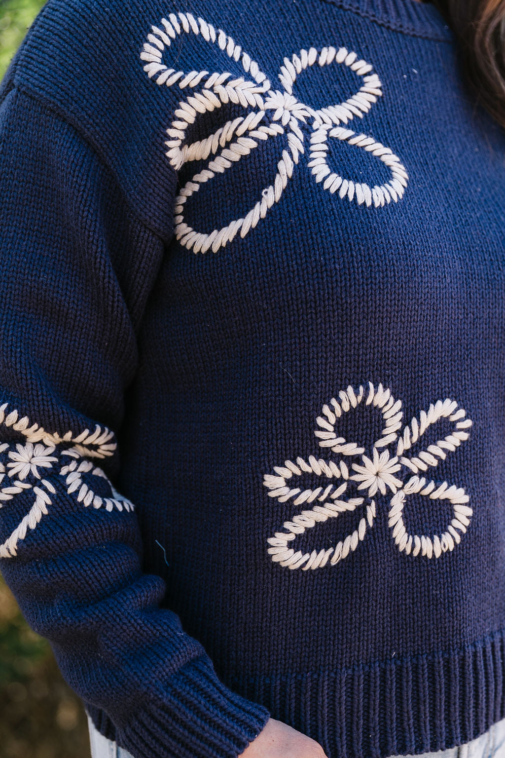 Kitty Embroidered Sweater