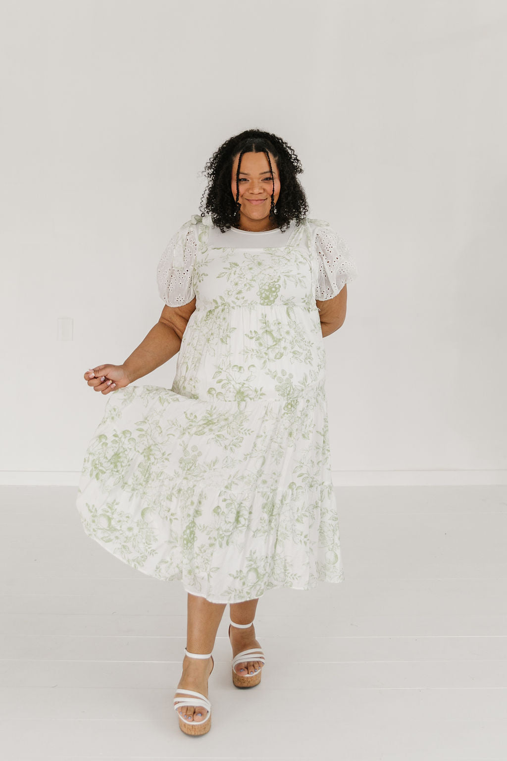 Haley Midi in Green
