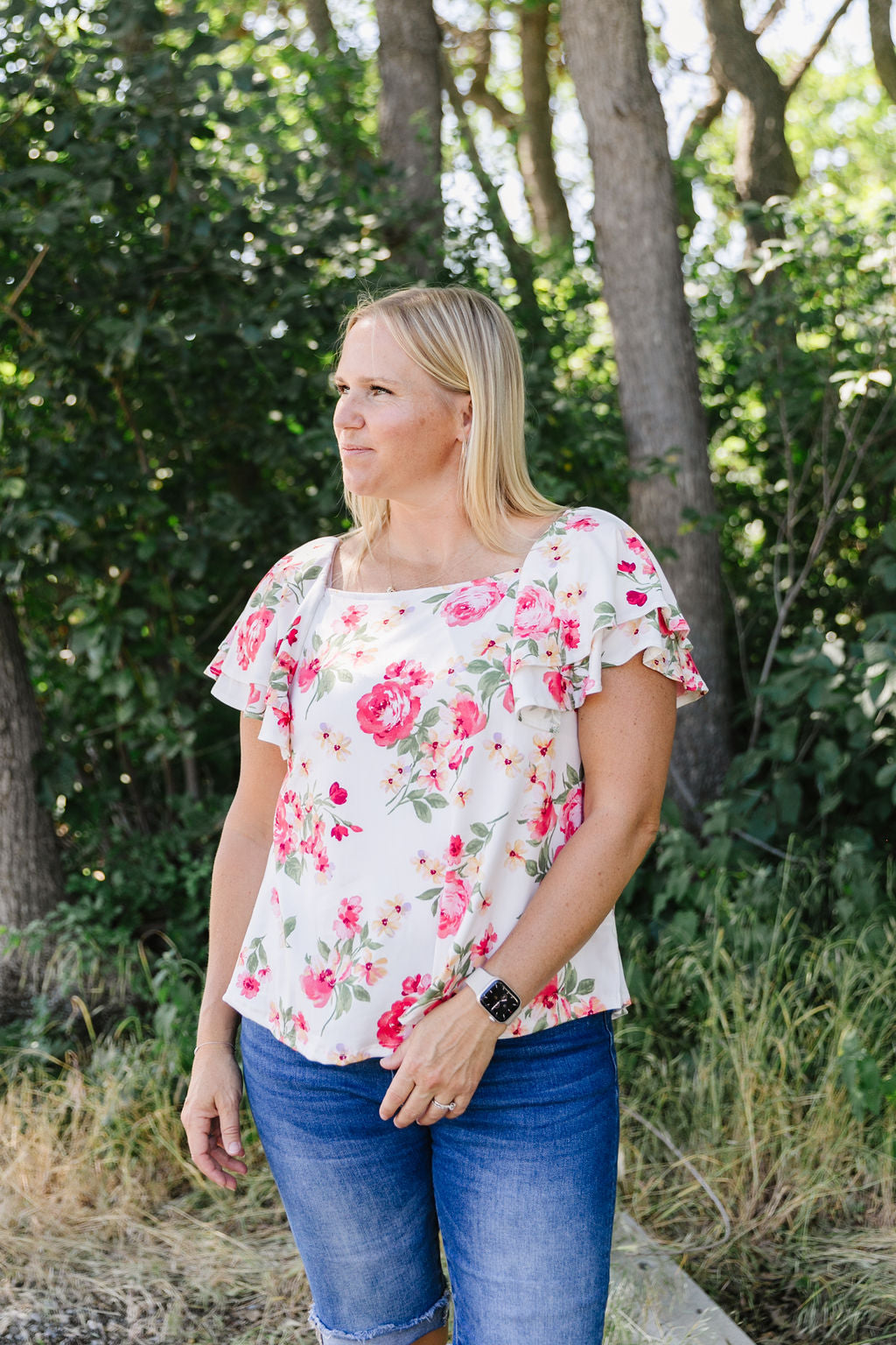 Paige Floral Top *ALL SALES FINAL*