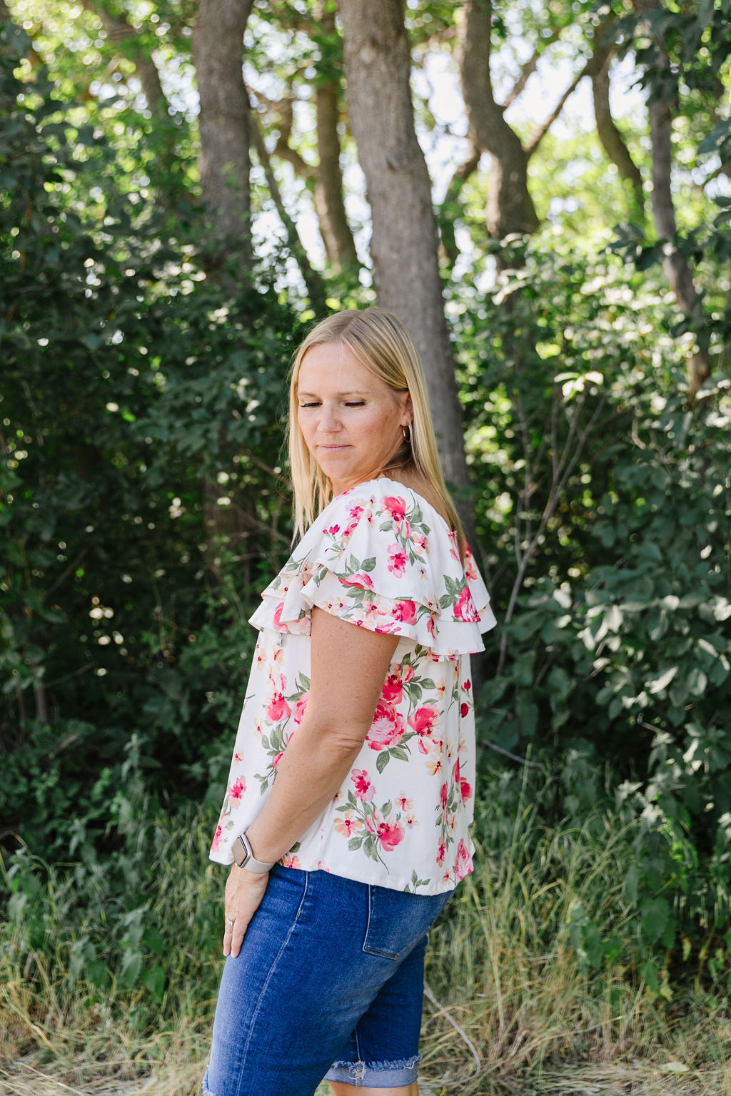 Paige Floral Top *ALL SALES FINAL*