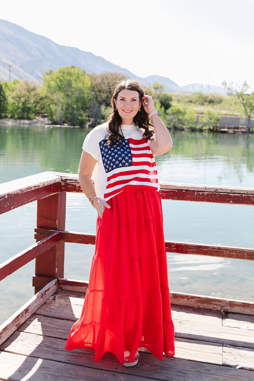 American Flag Top