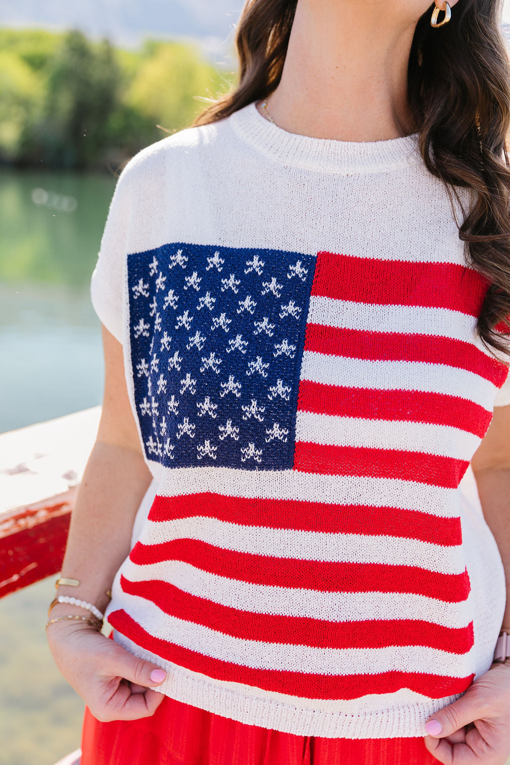 American Flag Top