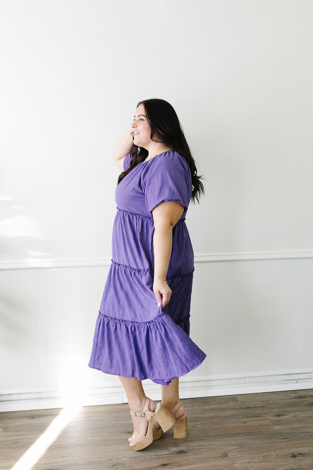 Serena Midi In Purple *ALL SALES FINAL*