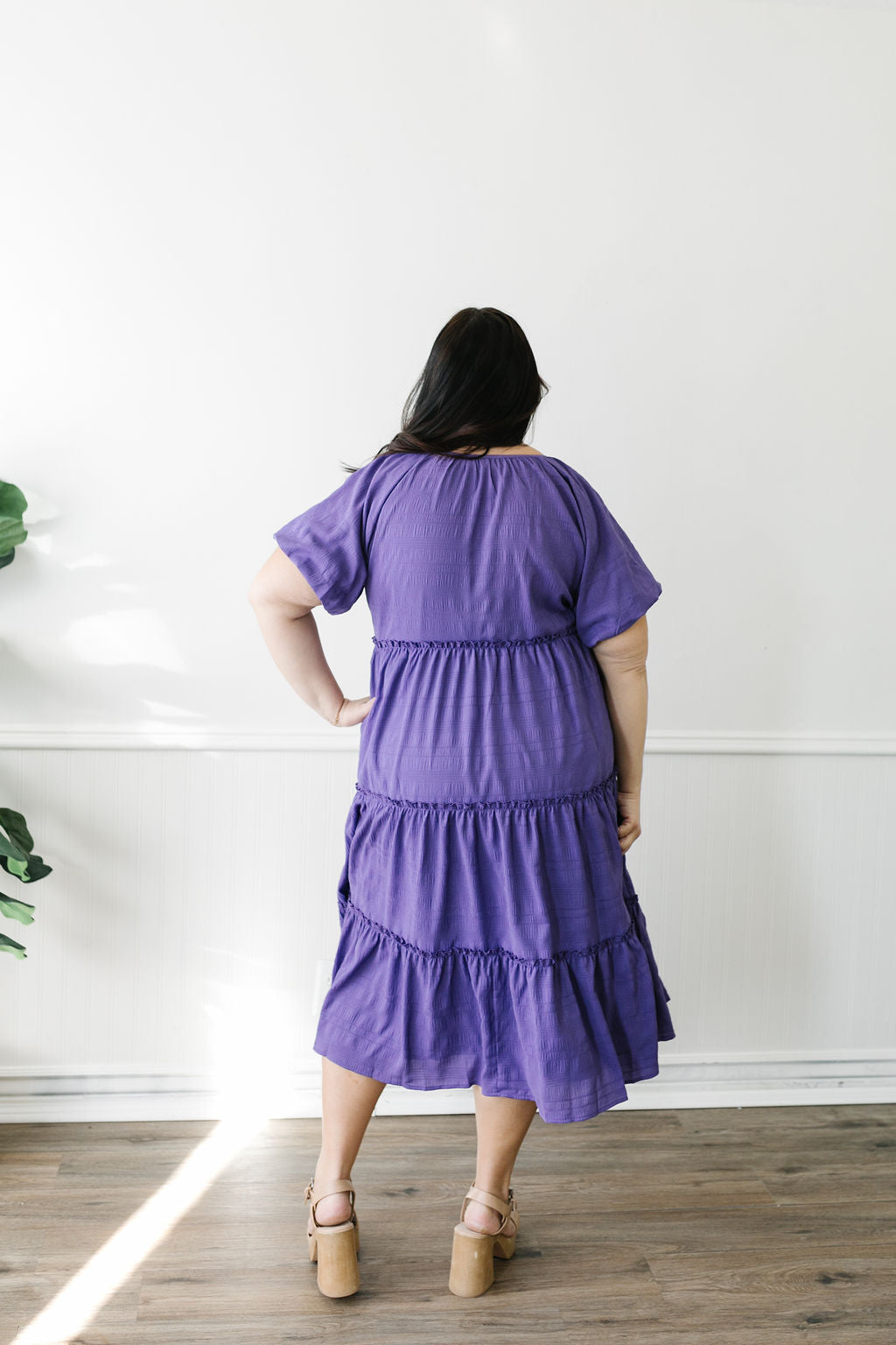 Serena Midi In Purple *ALL SALES FINAL*