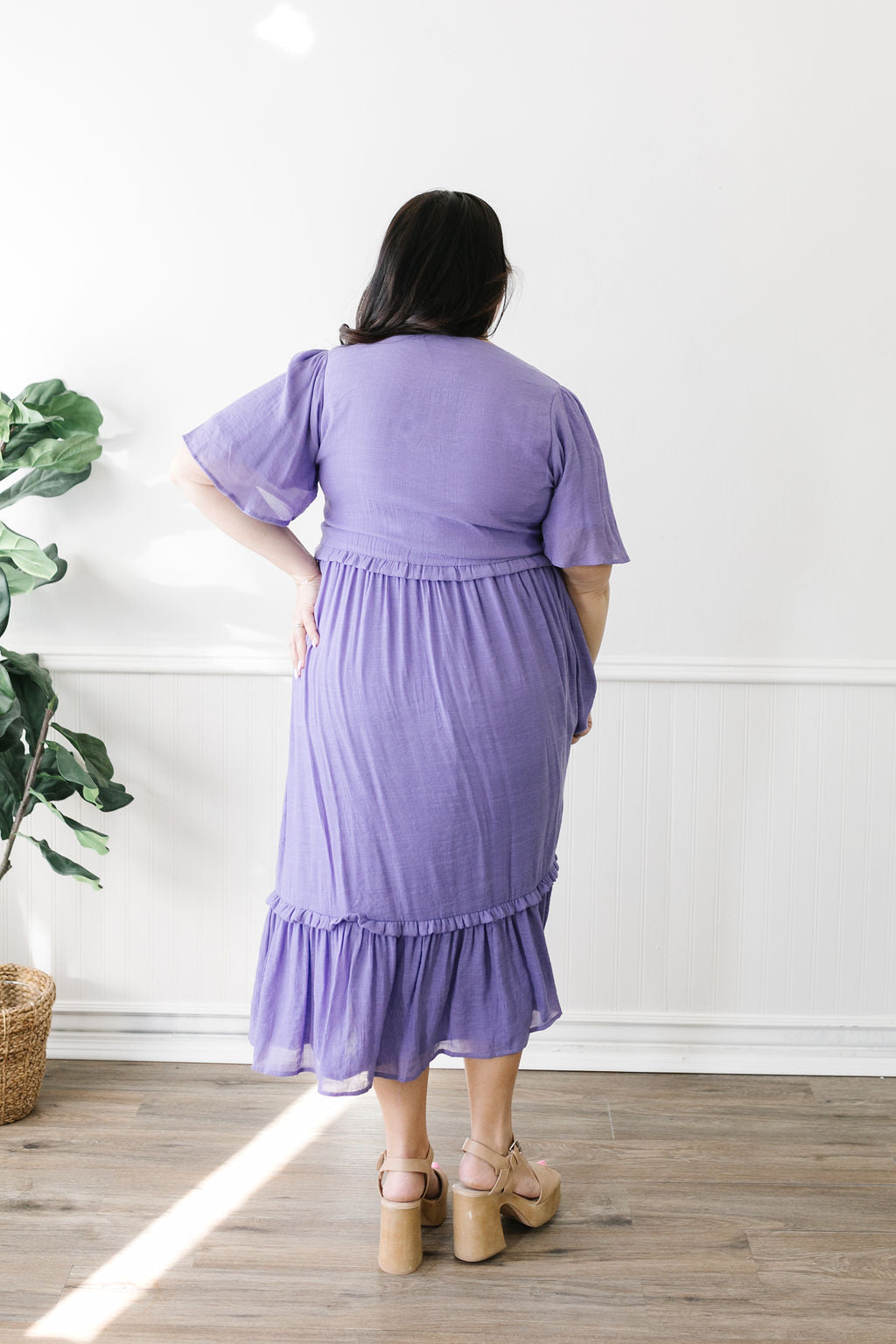 Cadence Maxi (Purple & White)