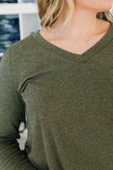 Scout Ribbed Top in Green