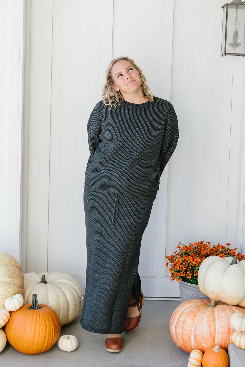 Maple Sweater in Gray