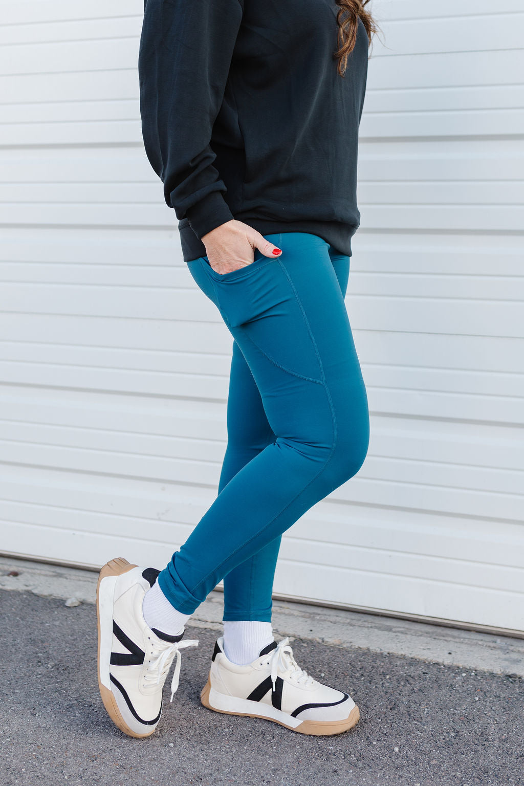 Every Day Leggings w/Pockets in Teal