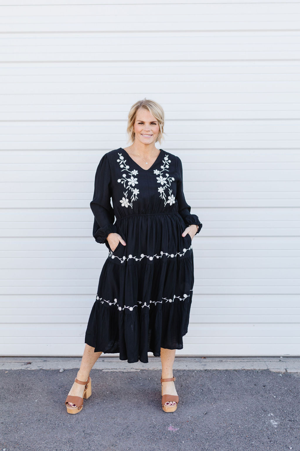 Reese Embroidered Maxi