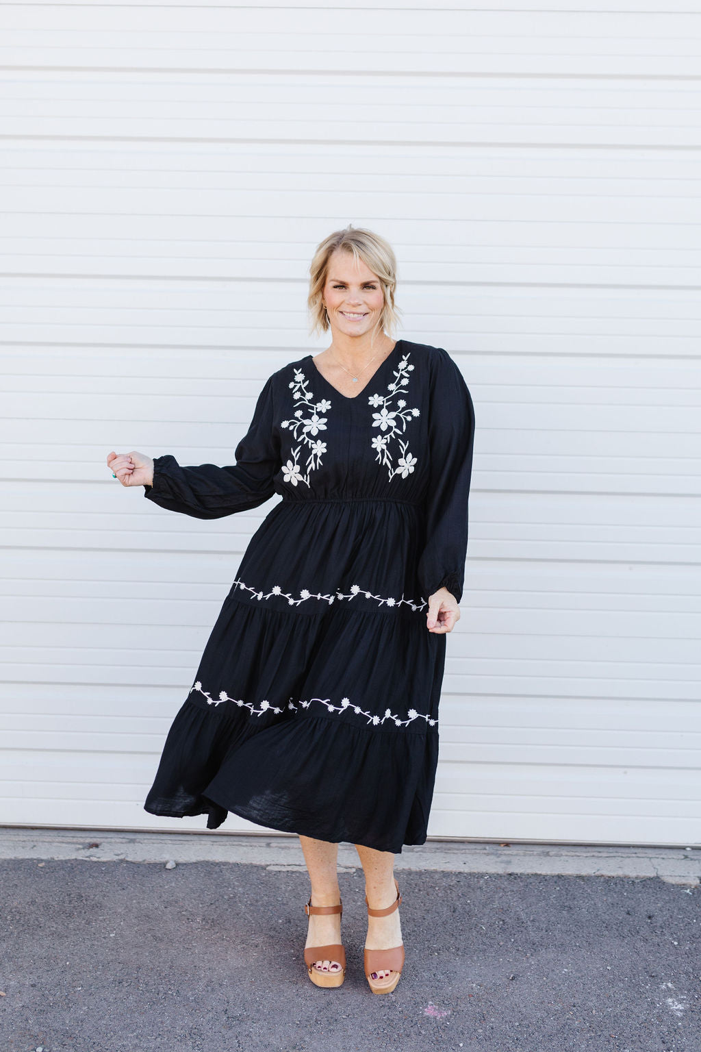 Reese Embroidered Maxi