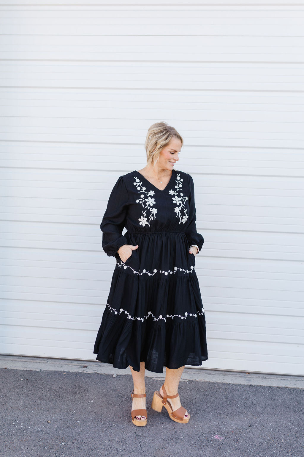 Reese Embroidered Maxi