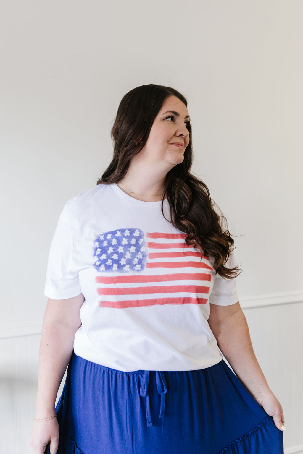 Old Glory Graphic Tee (Size S, L, 3x Left)