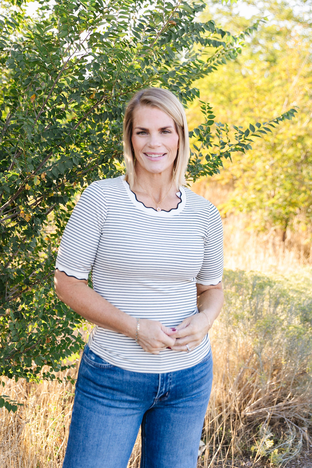 Casey Striped Top