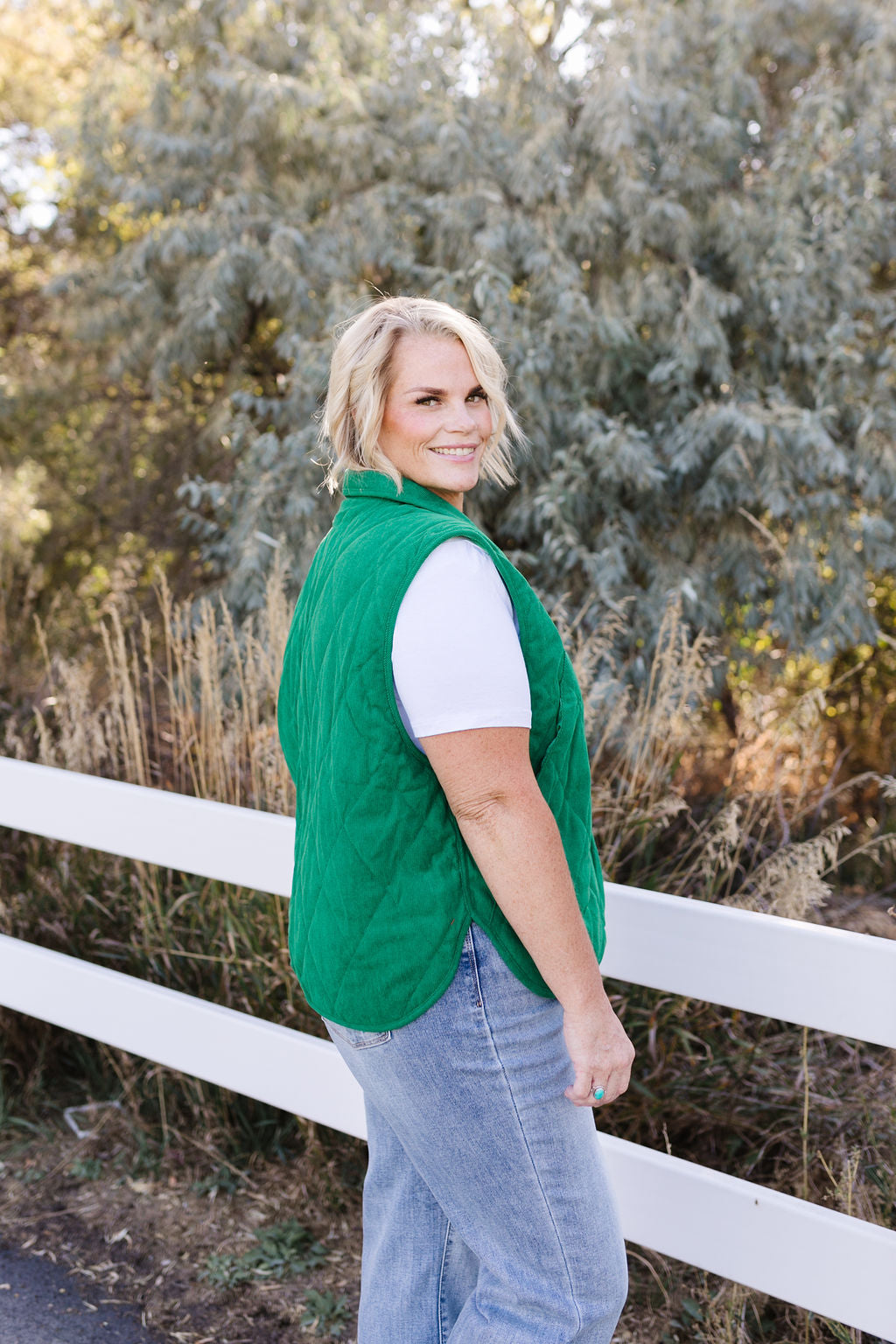 Joanie Vest In Green